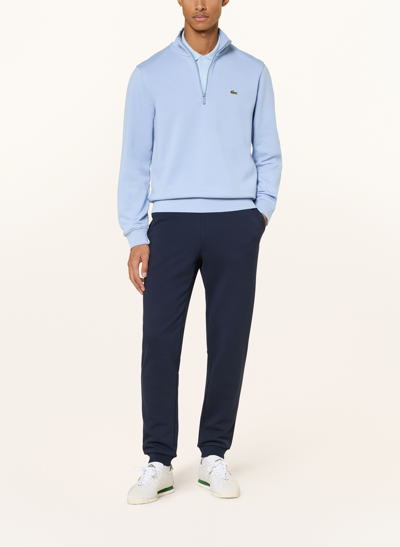 LACOSTE sweat trousers: LIGHT BLUE