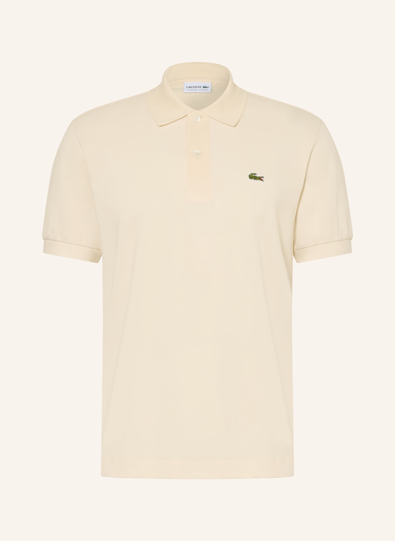 LACOSTE Piqué polo shirt: LIGHT YELLOW