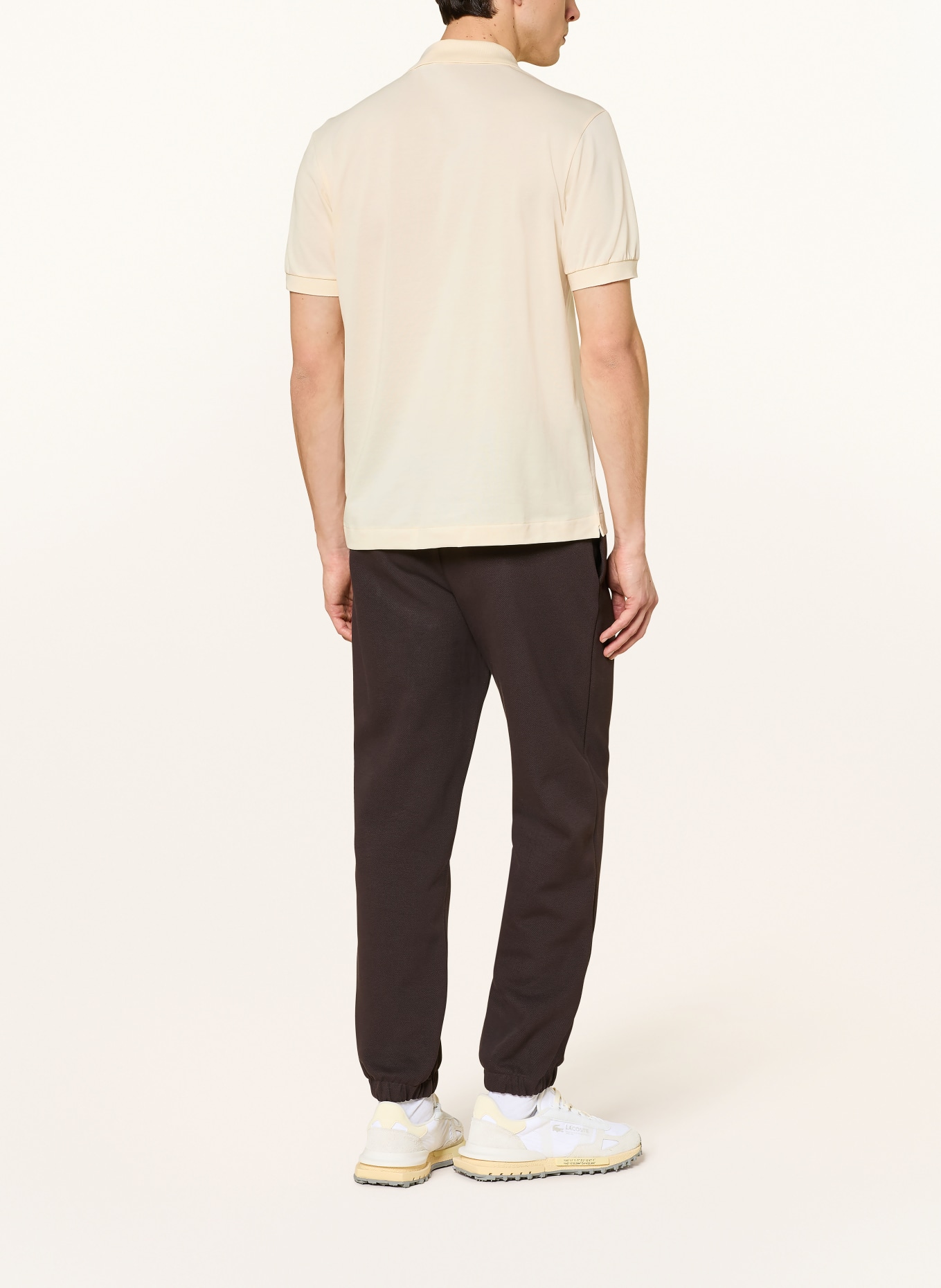 LACOSTE Piqué polo shirt: LIGHT YELLOW