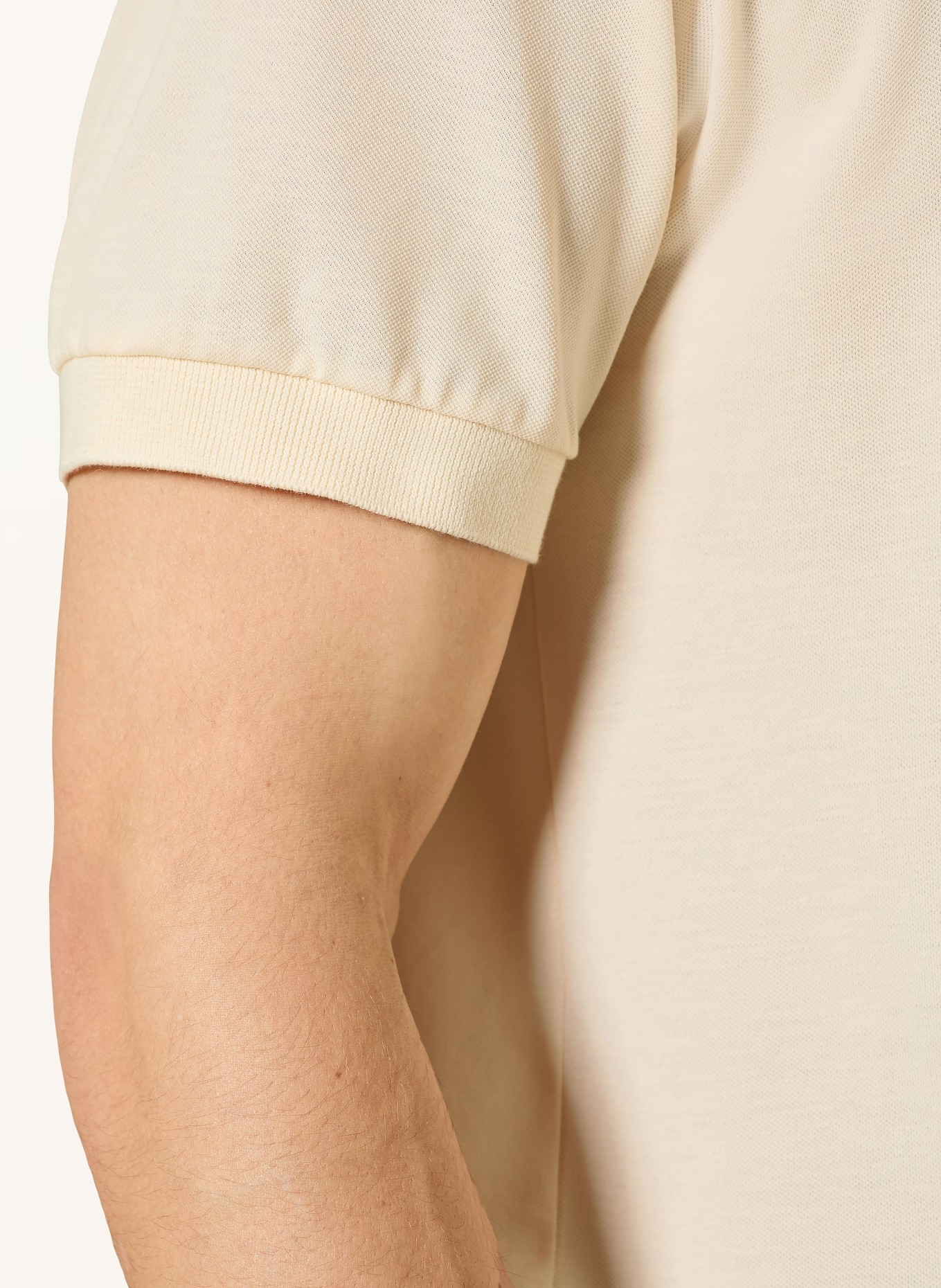 LACOSTE Piqué polo shirt: LIGHT YELLOW