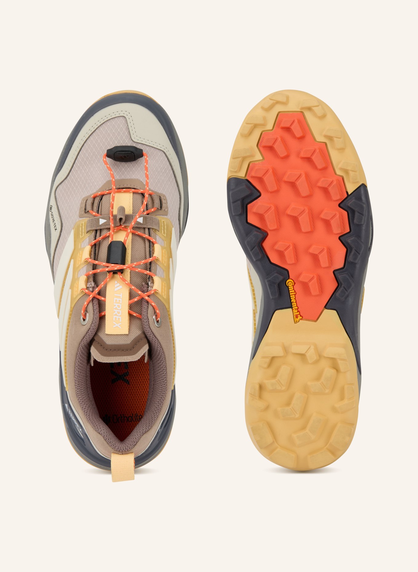 adidas TERREX Wanderschuhe TERREX SKYCHASER GTX: TAUPE / GRAU / HELLGELB