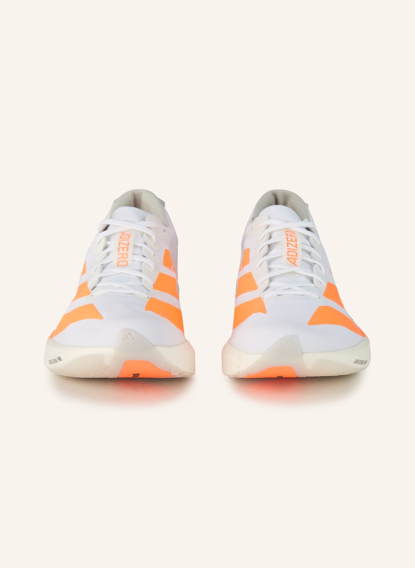 adidas Laufschuhe ADIZERO ADIOS 9: WEISS / NEONORANGE