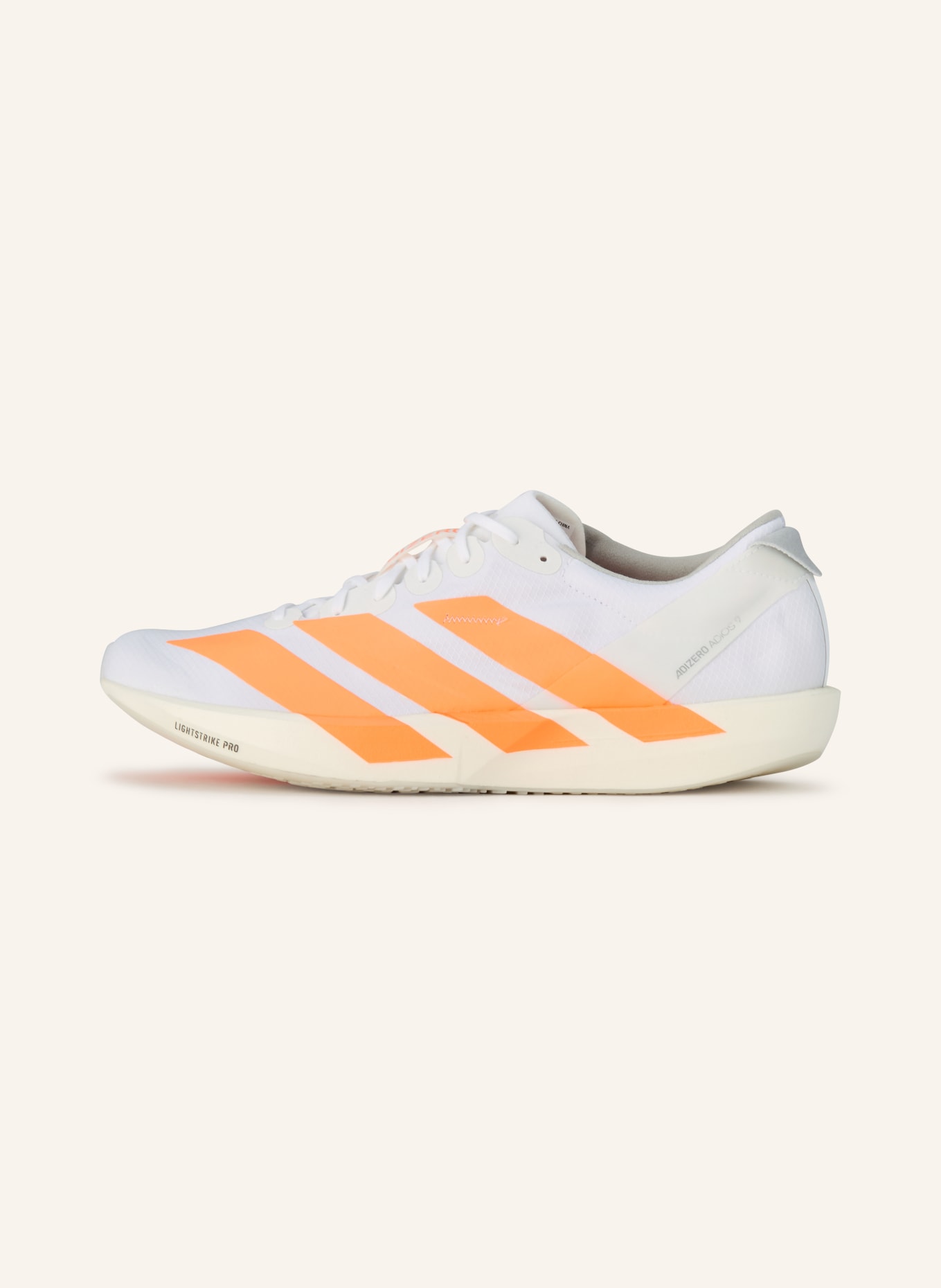 adidas Laufschuhe ADIZERO ADIOS 9: WEISS / NEONORANGE