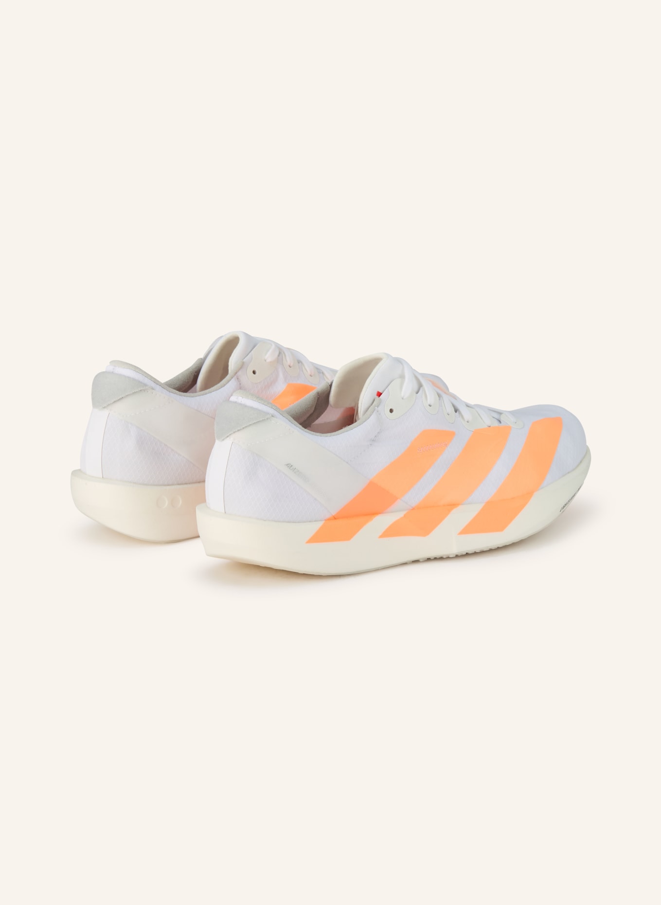 adidas Laufschuhe ADIZERO ADIOS 9: WEISS / NEONORANGE