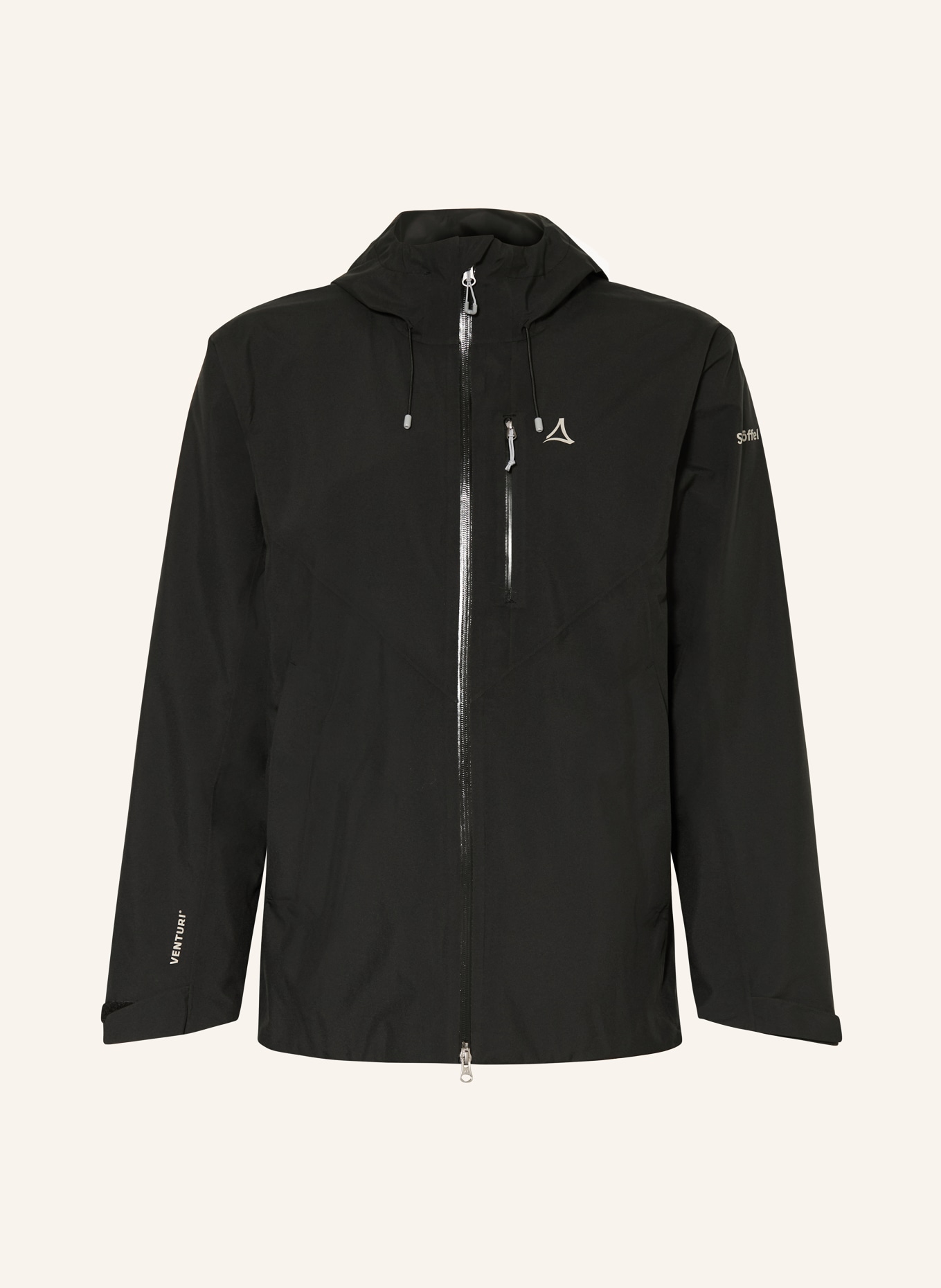 Schöffel Regenjacke MAUKU: SCHWARZ