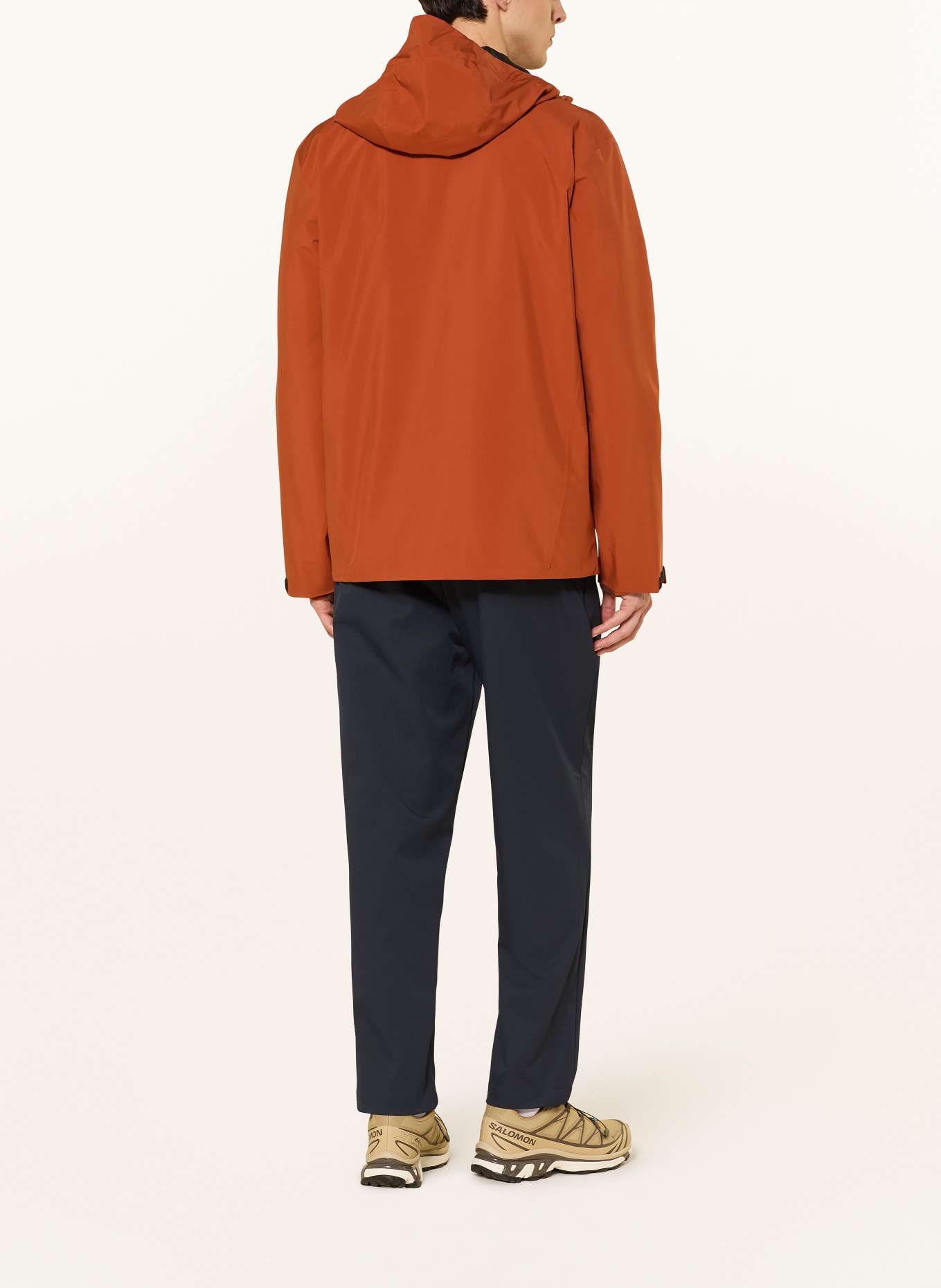 Schöffel MAUKU rain jacket: DARK ORANGE