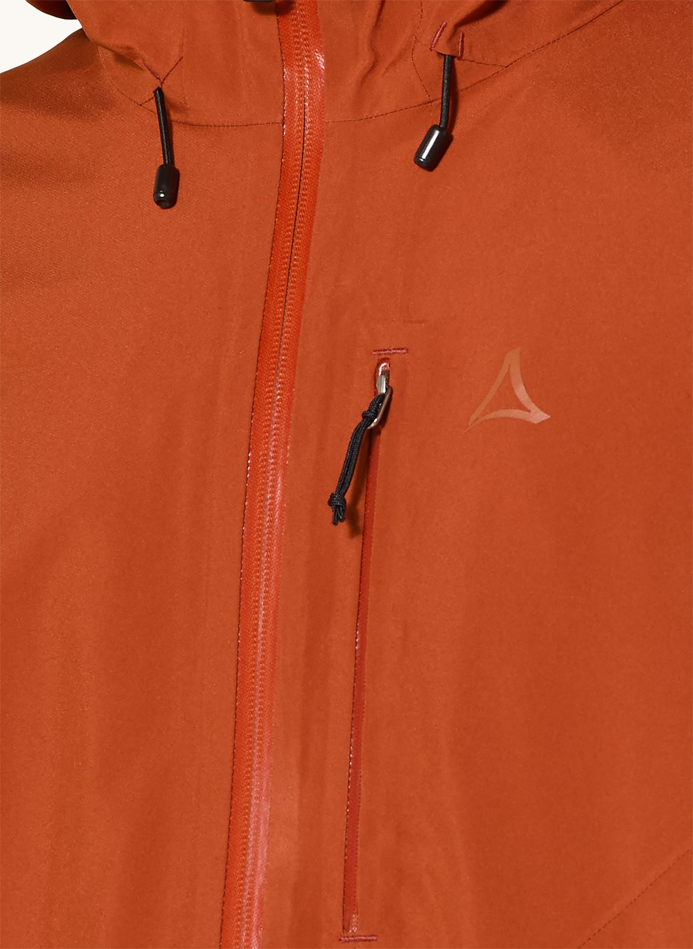 Schöffel MAUKU rain jacket: DARK ORANGE