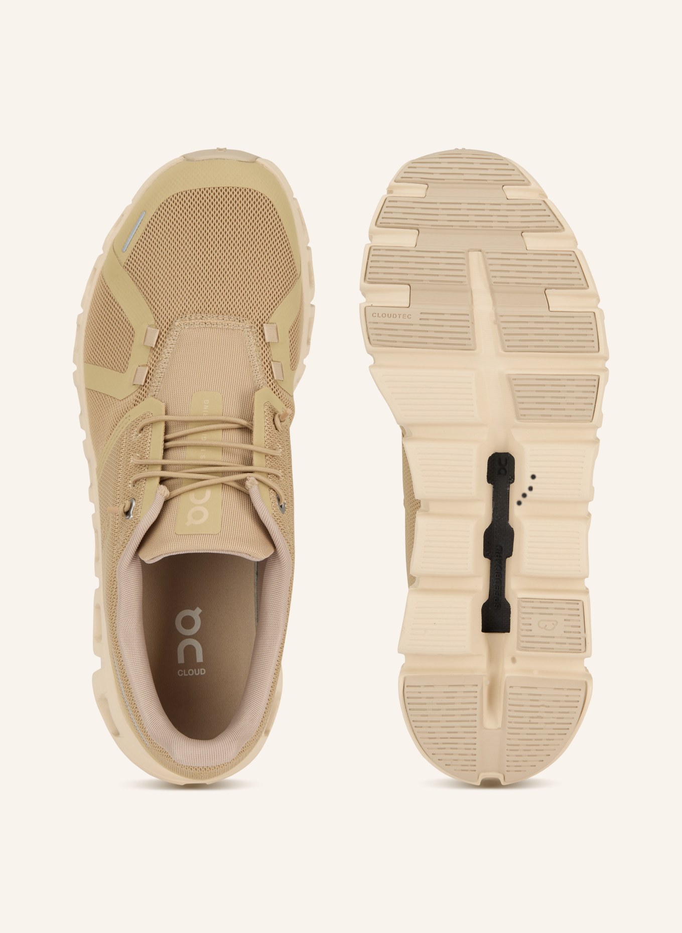 On Sneaker CLOUD 6: BEIGE / OLIV