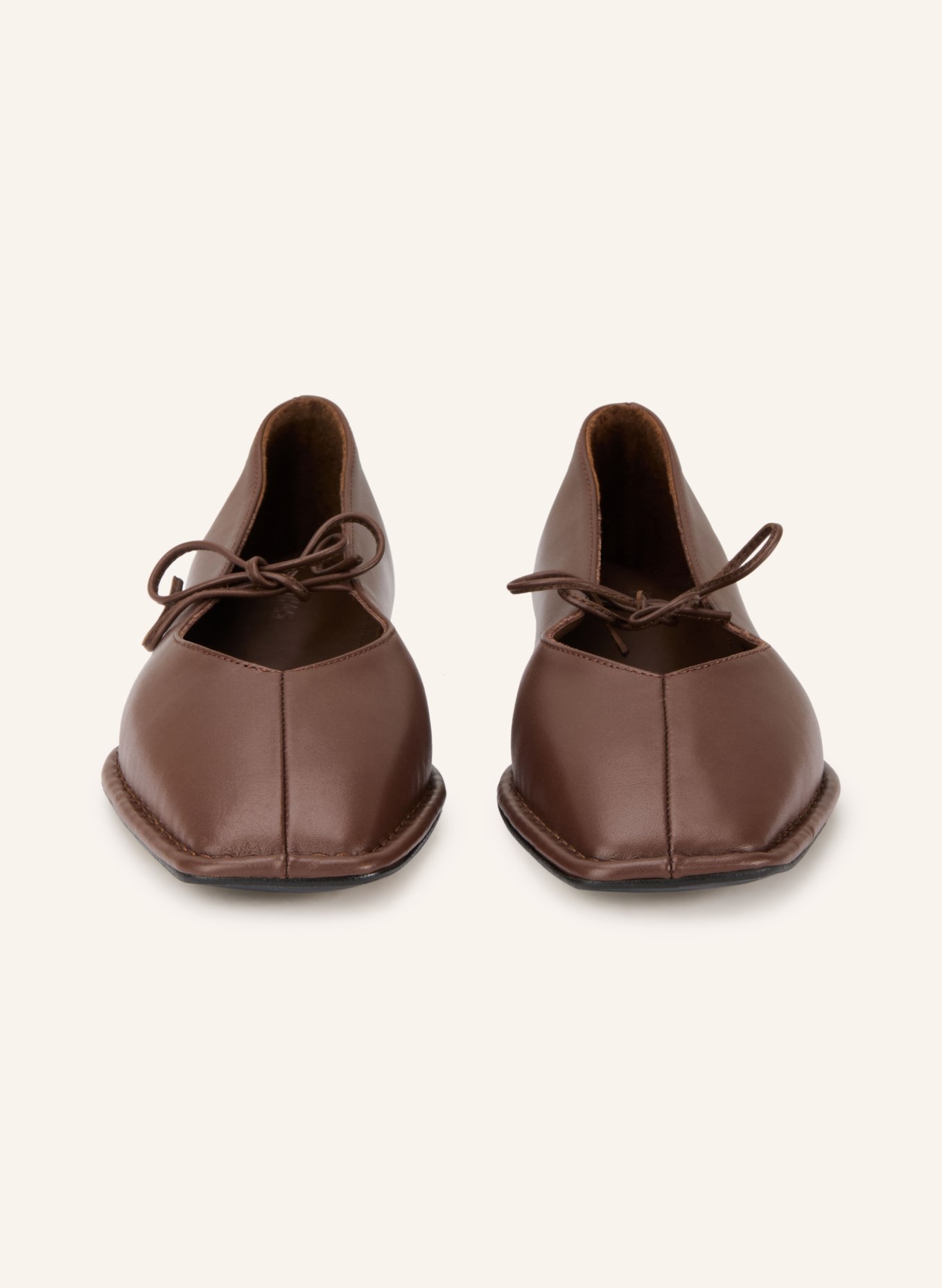 ALOHAS SWAY ballerina flats: DARK BROWN