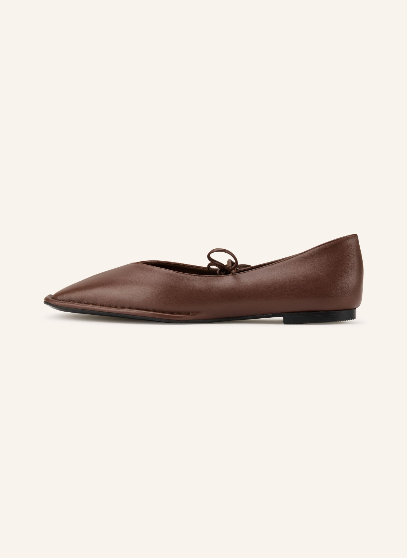 ALOHAS SWAY ballerina flats: DARK BROWN