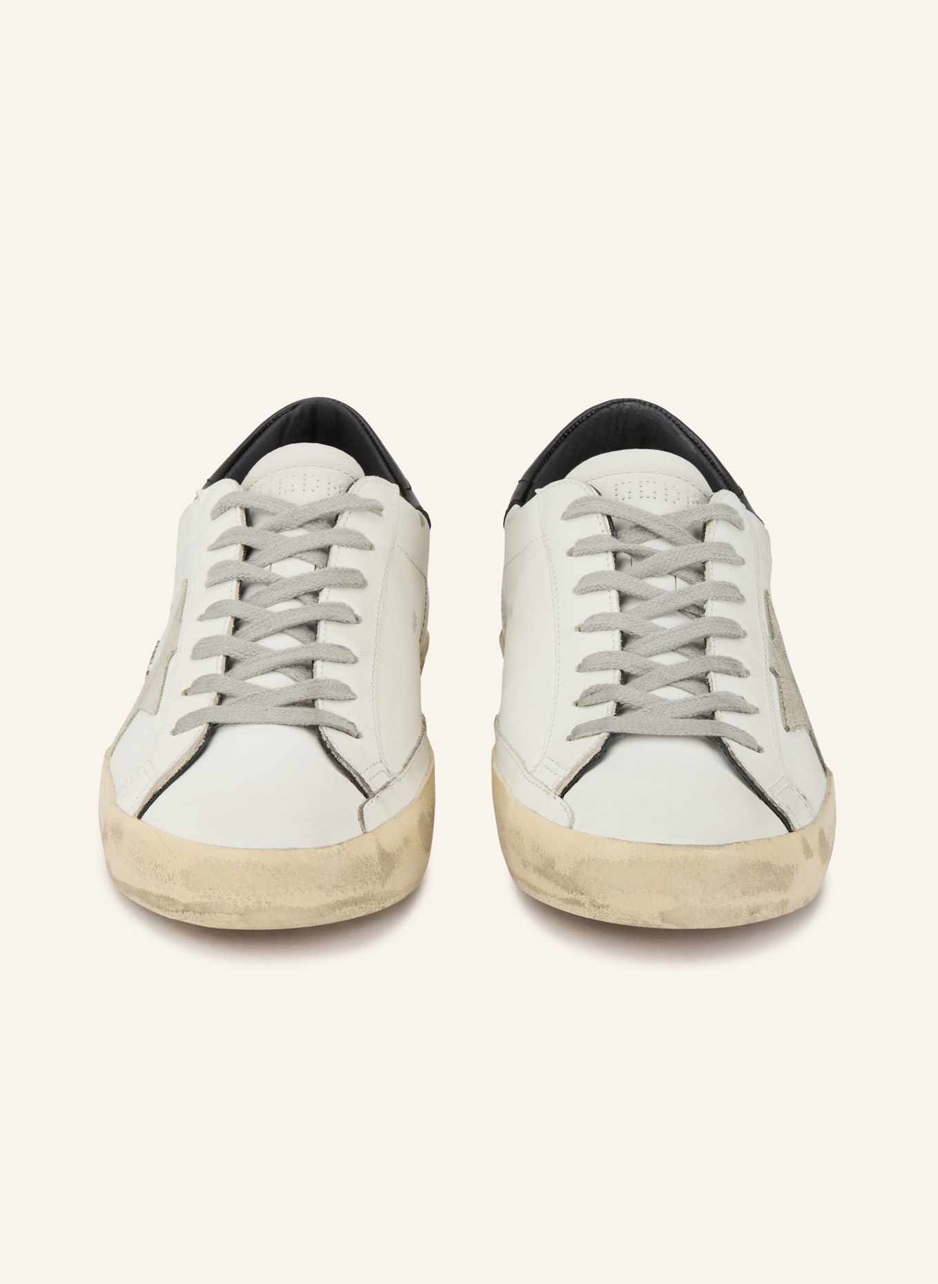 GOLDEN GOOSE Sneakers SUPER-STAR CLASSIC: CREAM / GRAY / BLACK