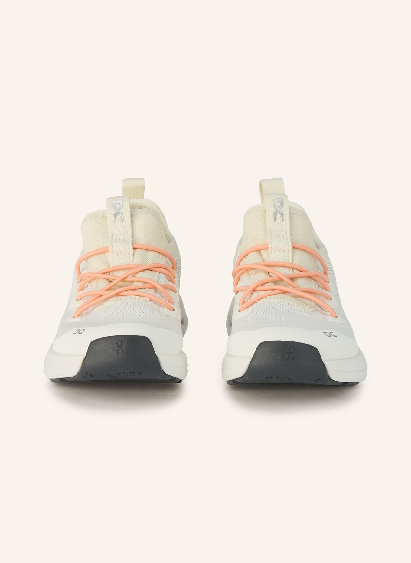 On Sneaker CLOUDLEAP: CREME / HELLROT