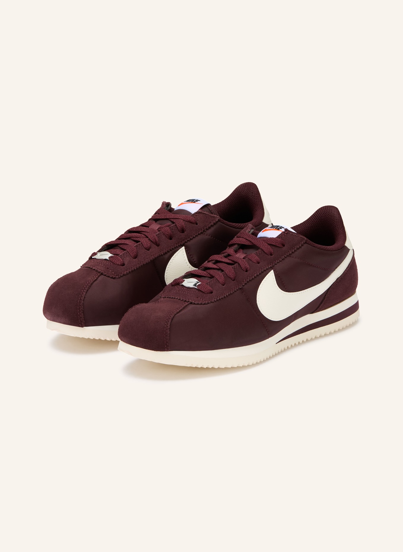 Nike Sneaker CORTEZ: DUNKELROT / WEISS