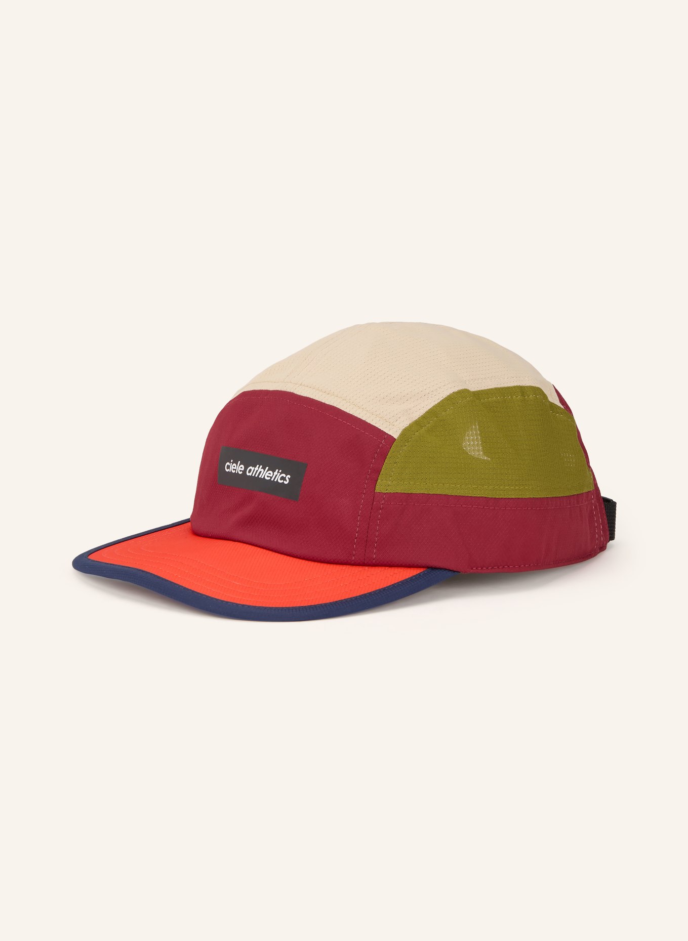 ciele athletics Cap GOCAP FIELD ICONIC BAR: DARK RED / LIGHT BROWN / GREEN