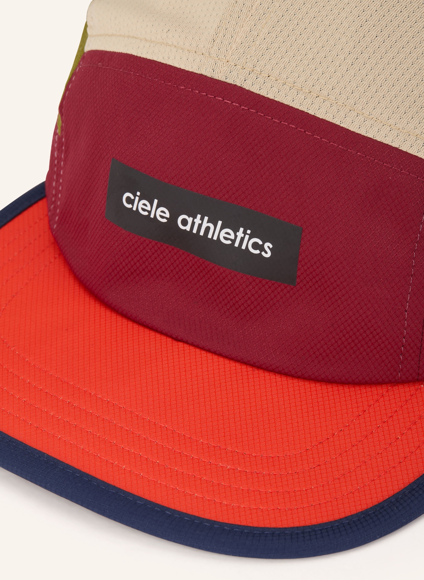 ciele athletics Cap GOCAP FIELD ICONIC BAR: DARK RED / LIGHT BROWN / GREEN
