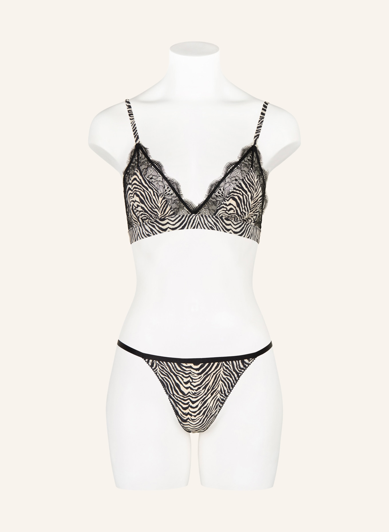 LOVE Stories Triangel-BH LOVE LACE: SCHWARZ / WEISS