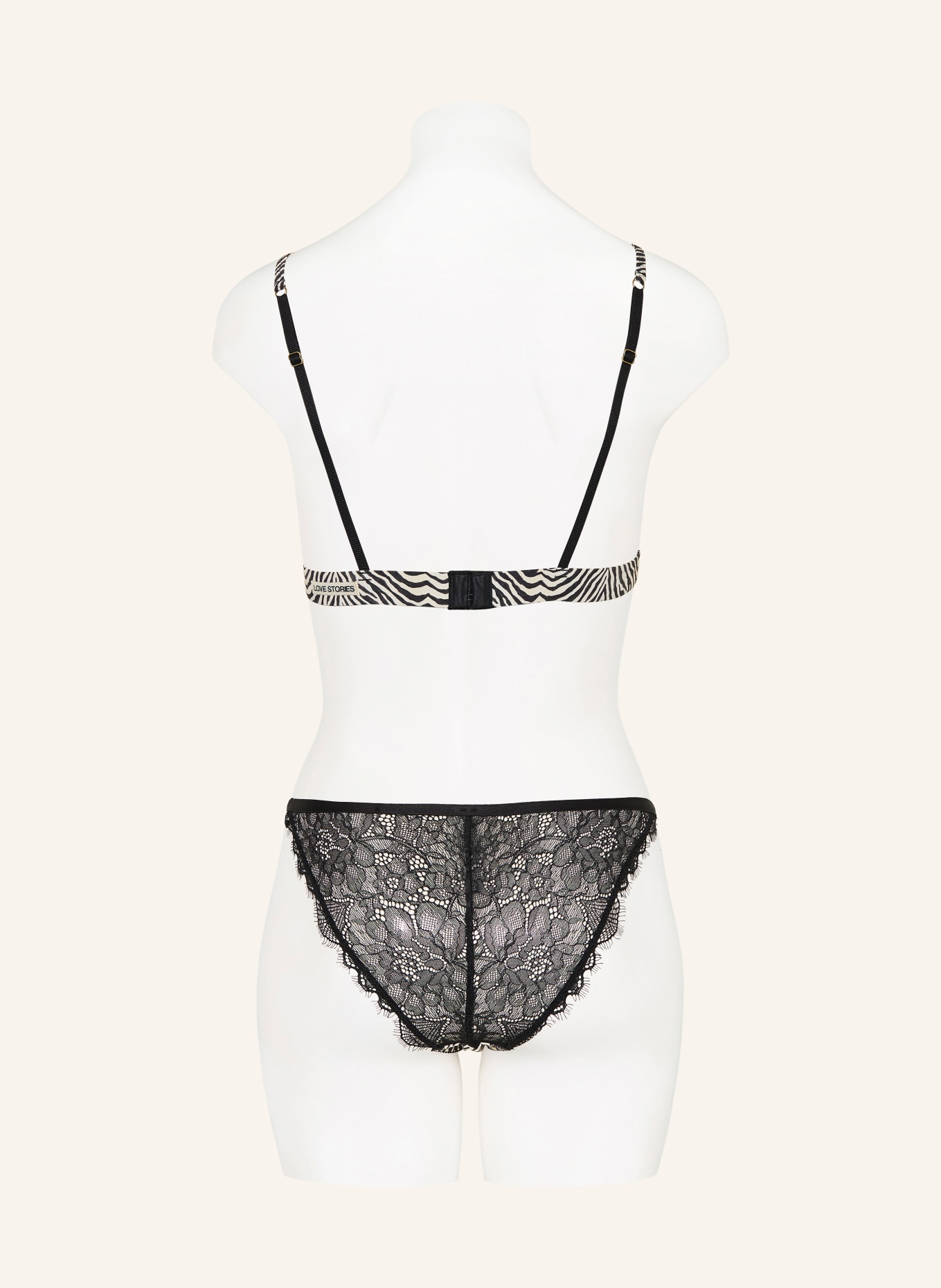 LOVE Stories Triangel-BH LOVE LACE: SCHWARZ / WEISS