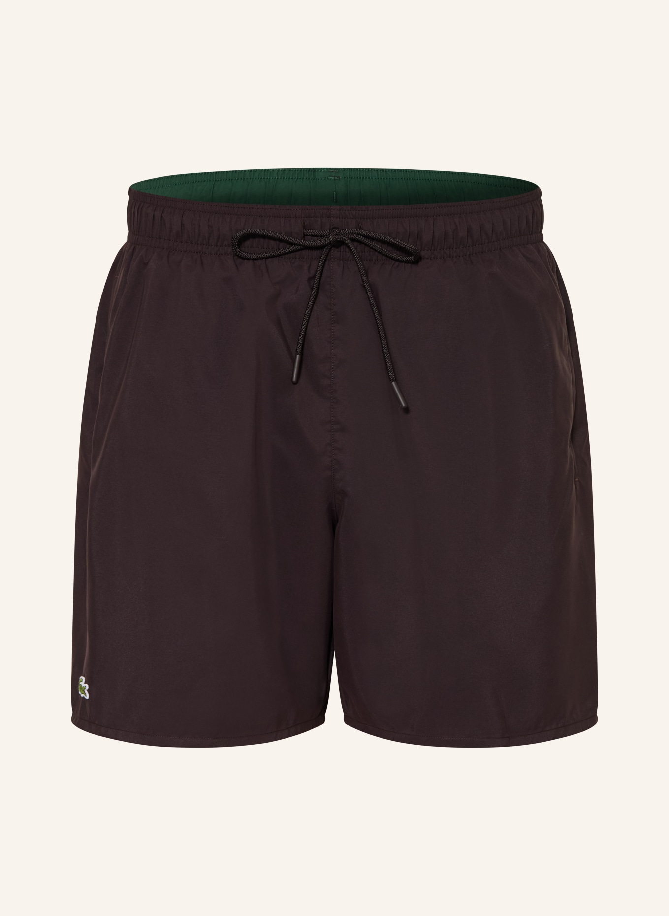 LACOSTE Swim Shorts: DARK BROWN