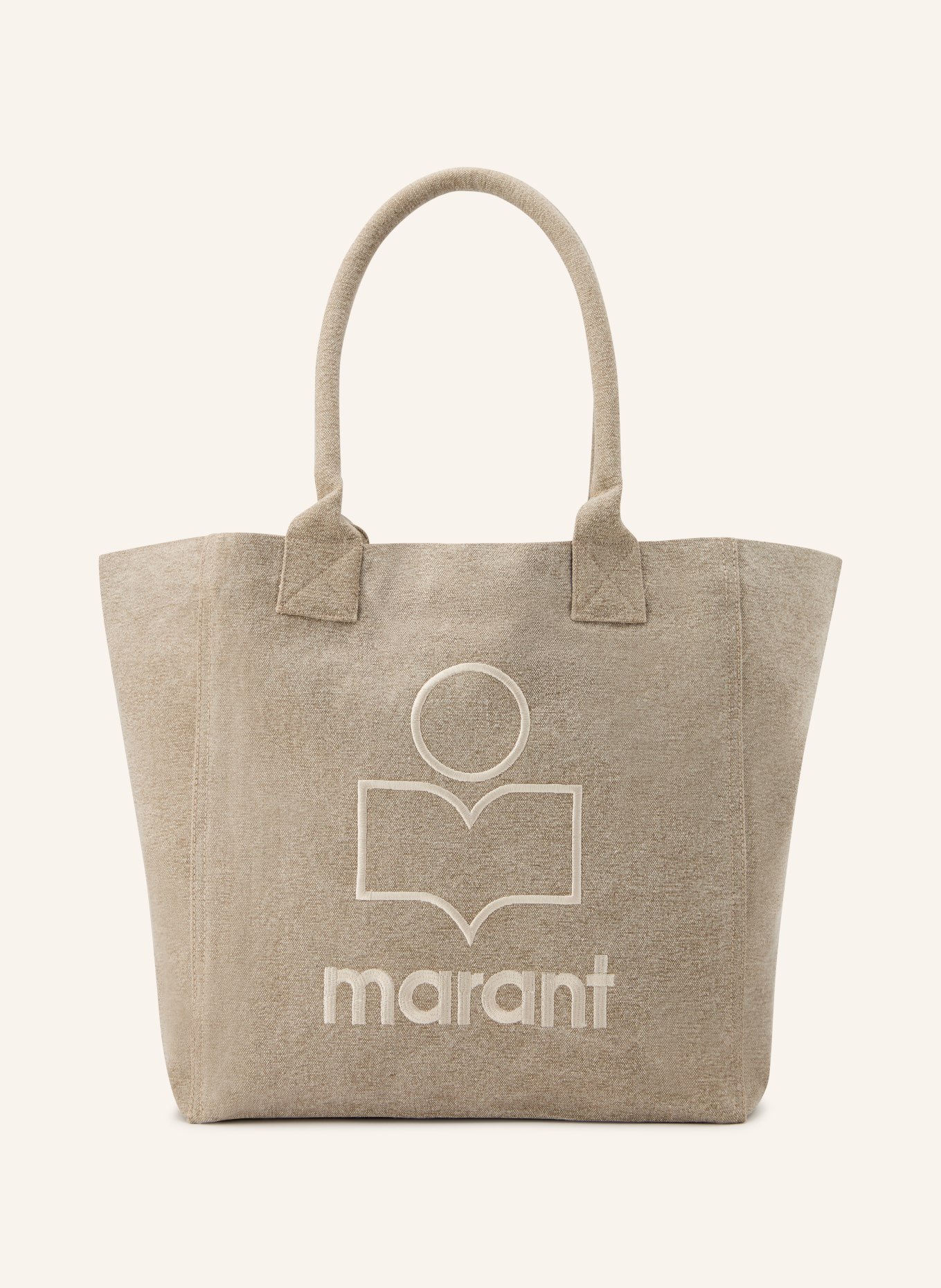 ISABEL MARANT Torba shopper YENKY SMALL: BEŻOWY / BIAŁY