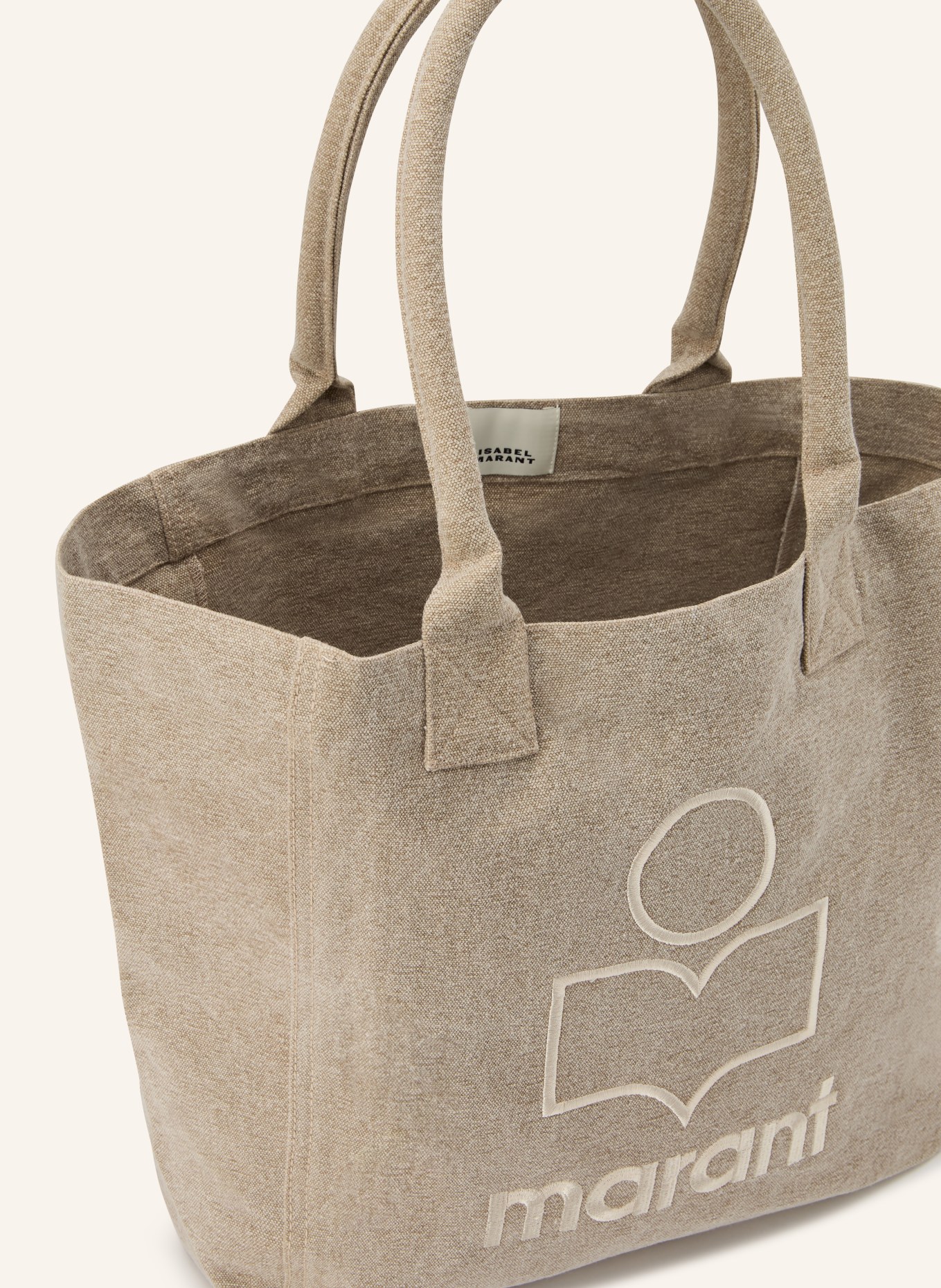 ISABEL MARANT Torba shopper YENKY SMALL: BEŻOWY / BIAŁY