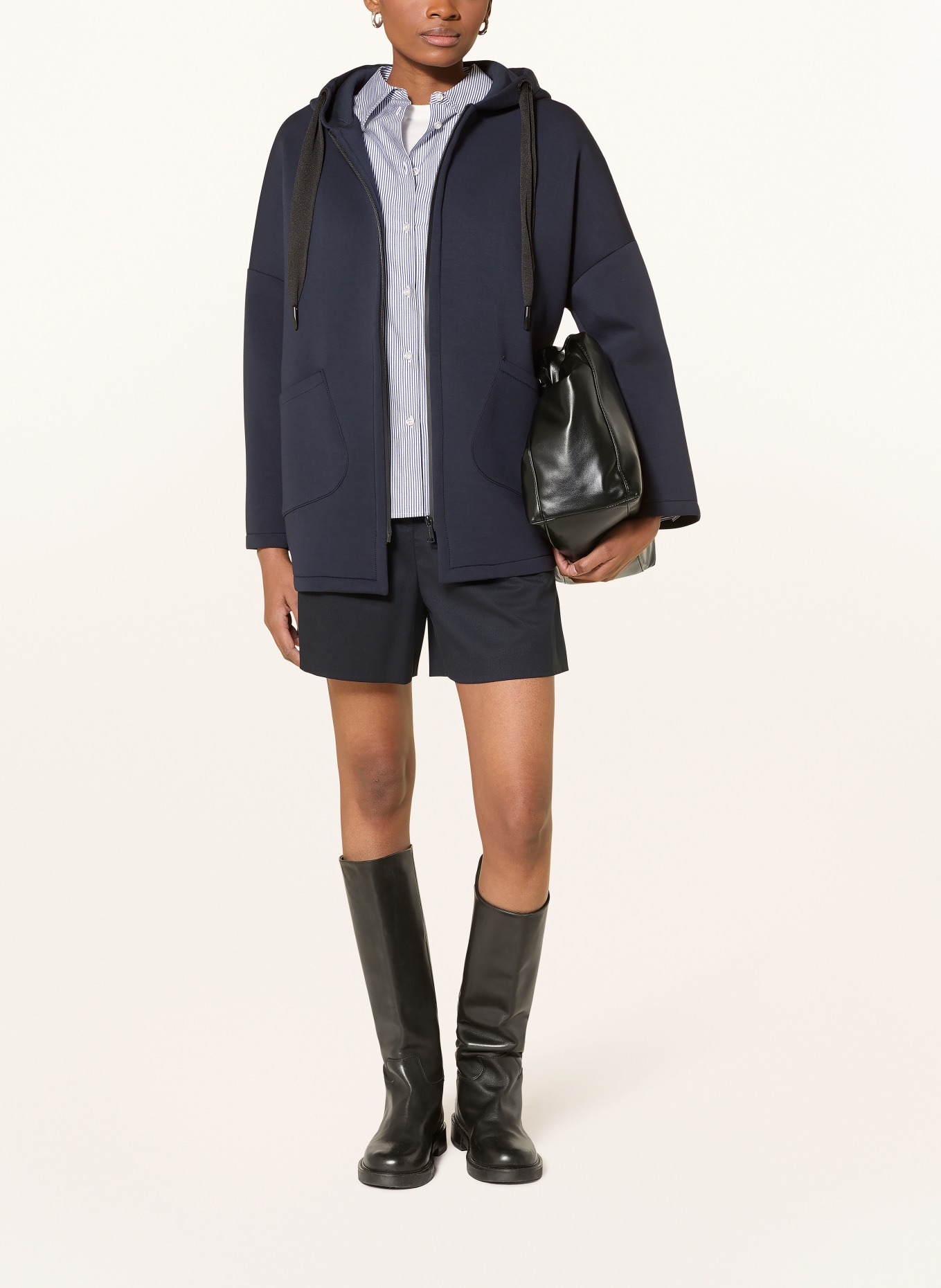 RINO & PELLE Mikina BRAY: ČERNÁ