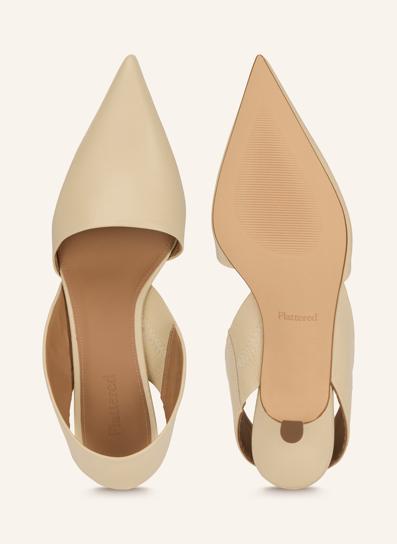 Flattered Slingpumps NINNI: CREME