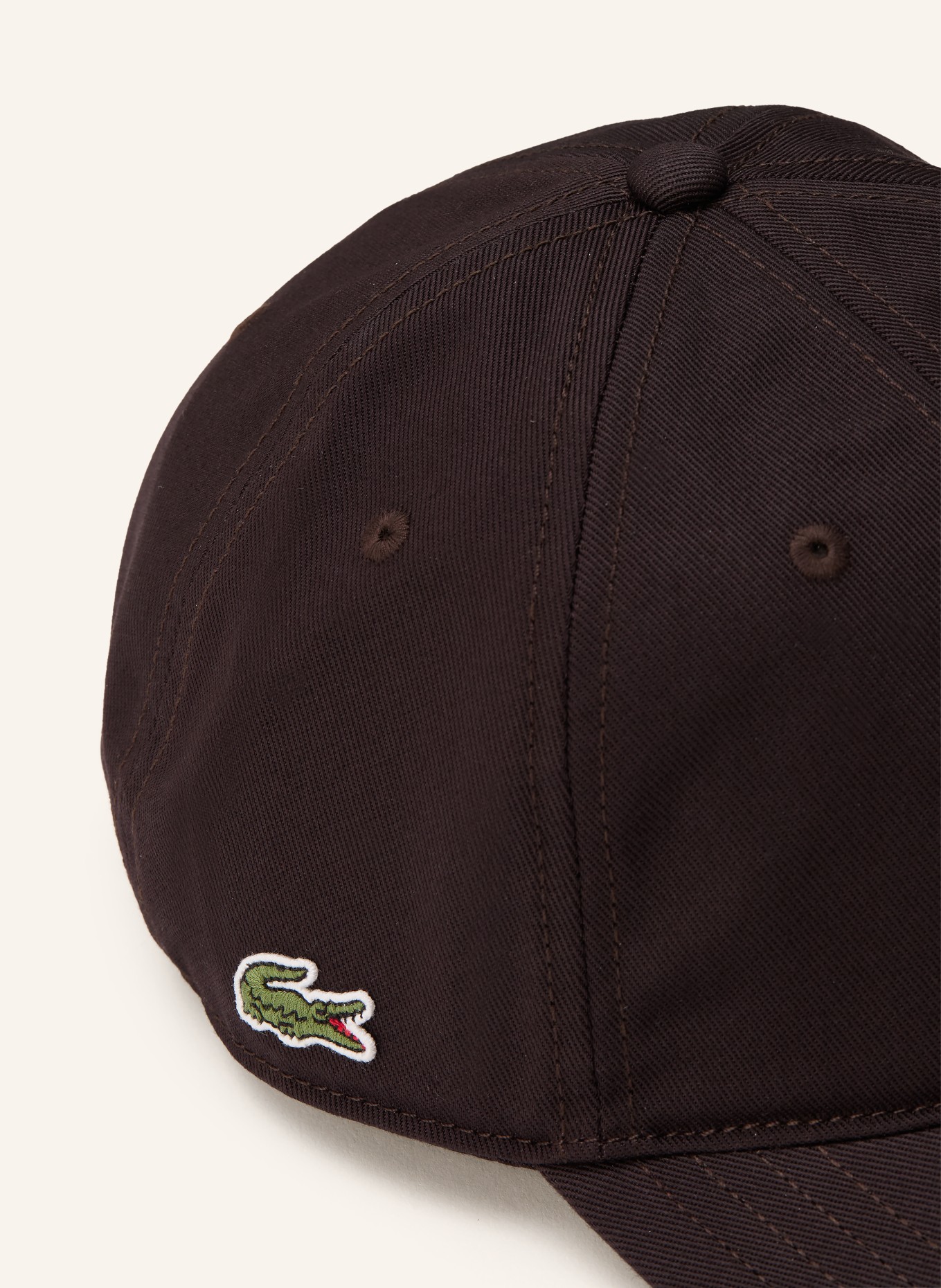 LACOSTE Cap: SCHWARZ