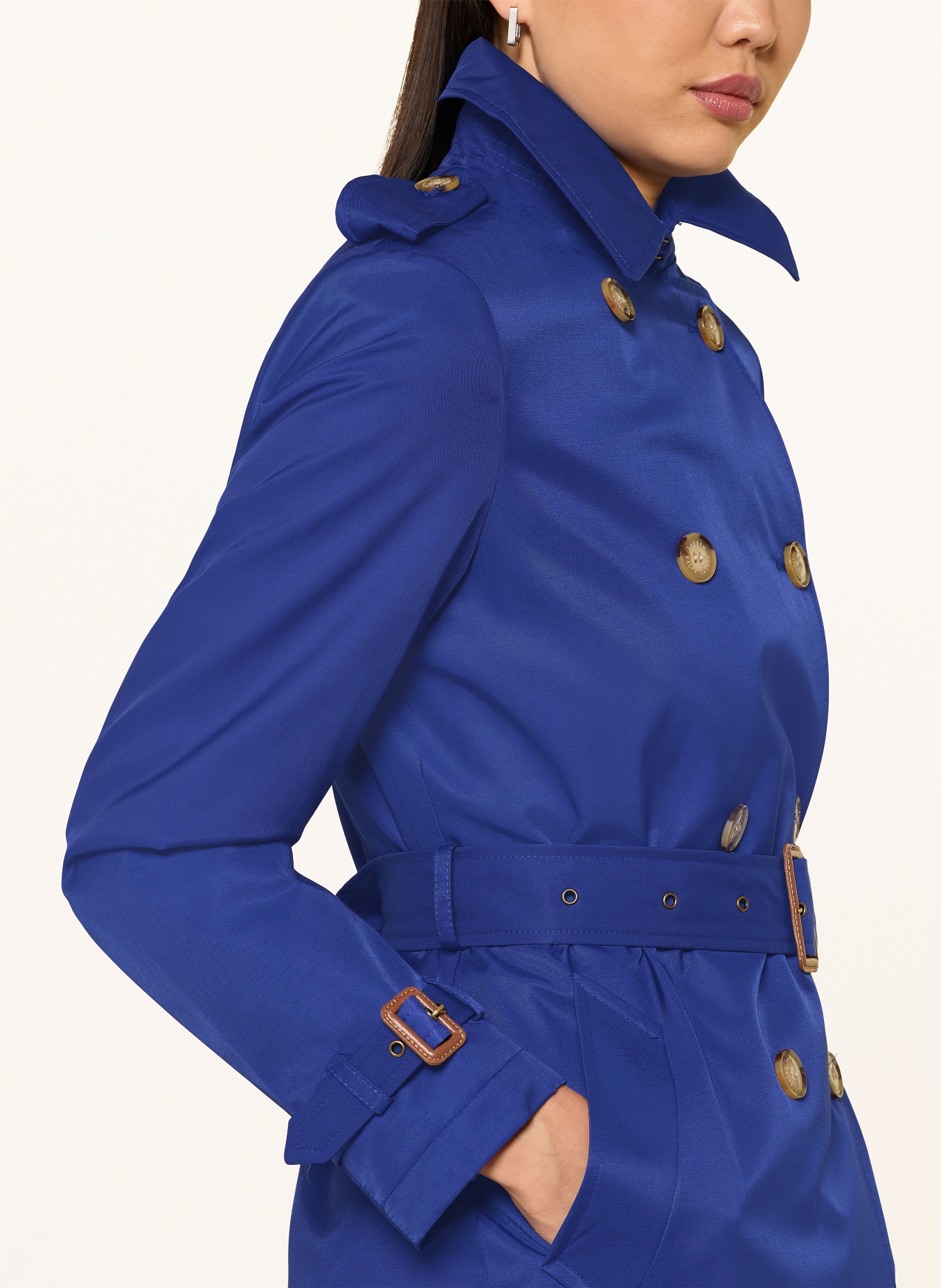 LAUREN RALPH LAUREN Trench coat: BLUE