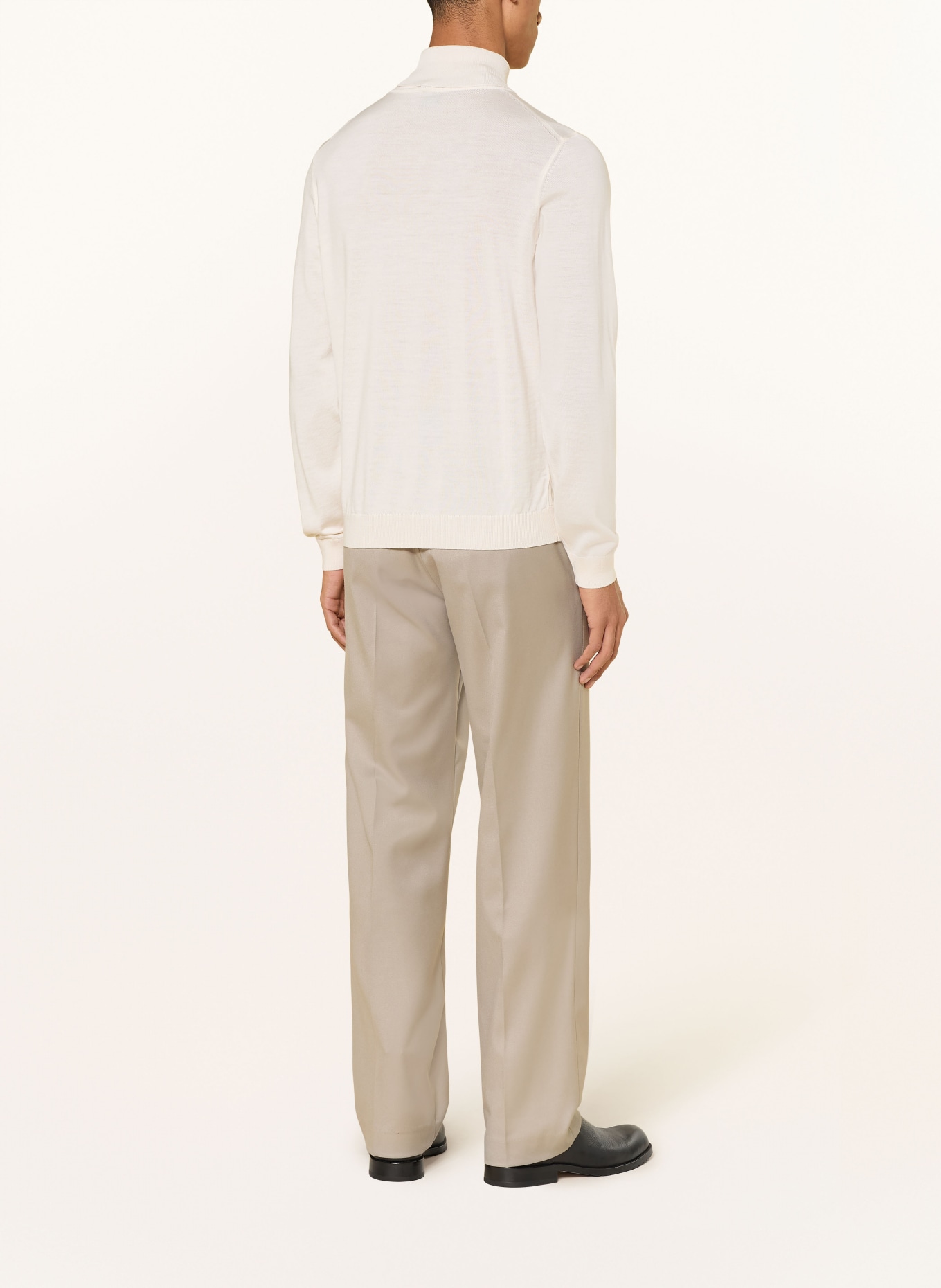BOSS Rollkragenpullover MUSSO: CREME