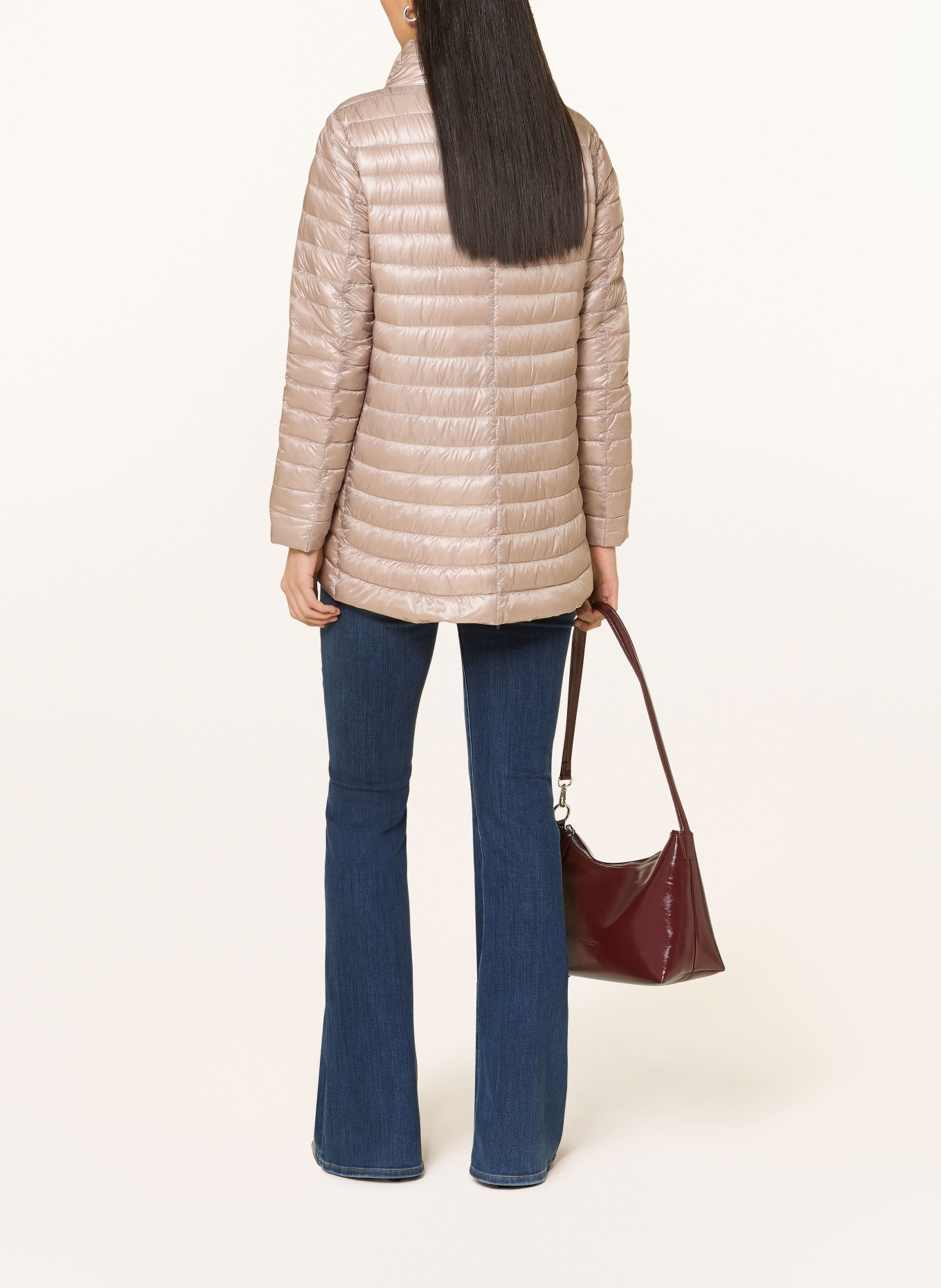 HERNO Oboustranná péřová bunda: RŮŽOVÁ