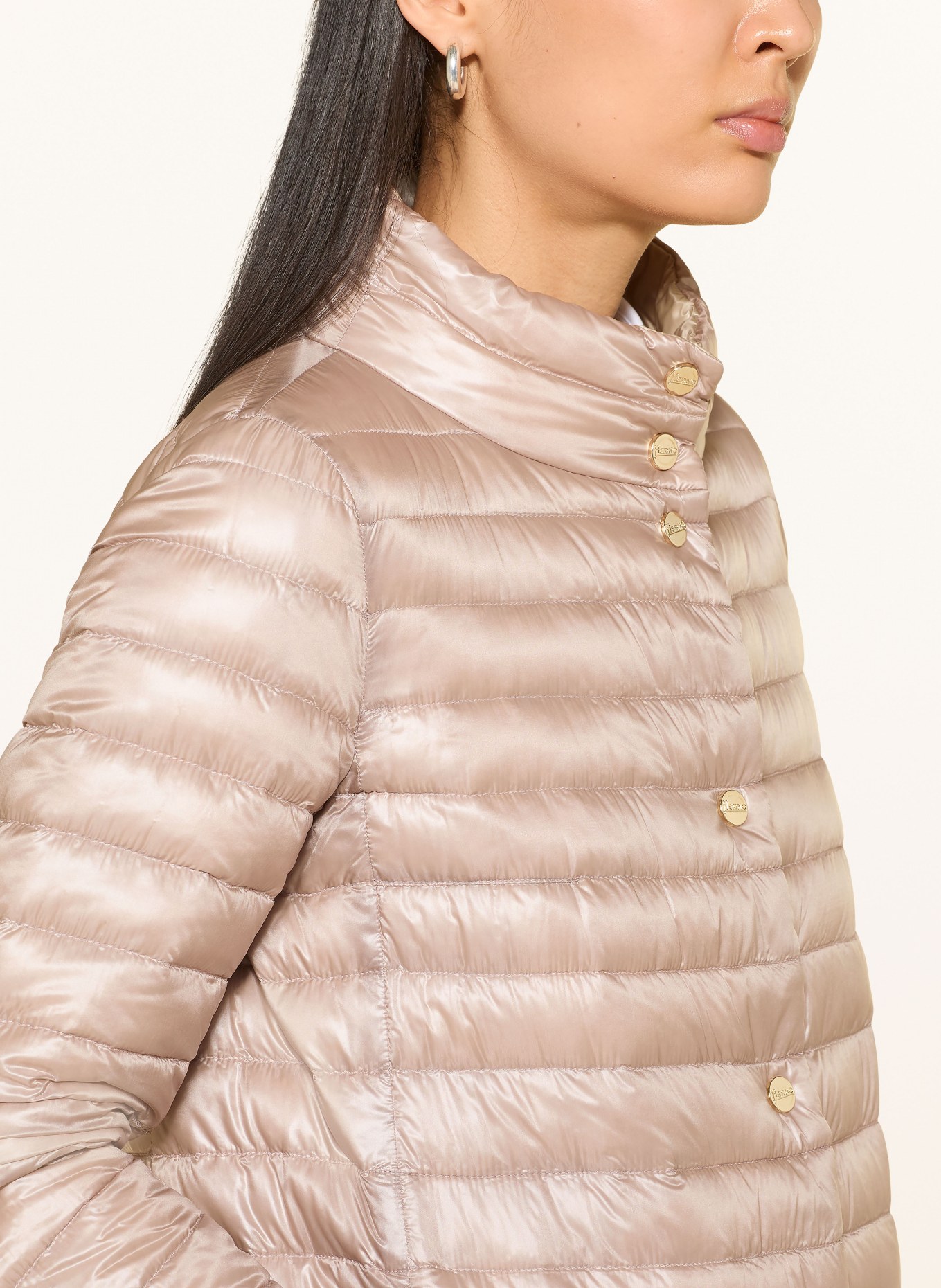 HERNO Oboustranná péřová bunda: RŮŽOVÁ