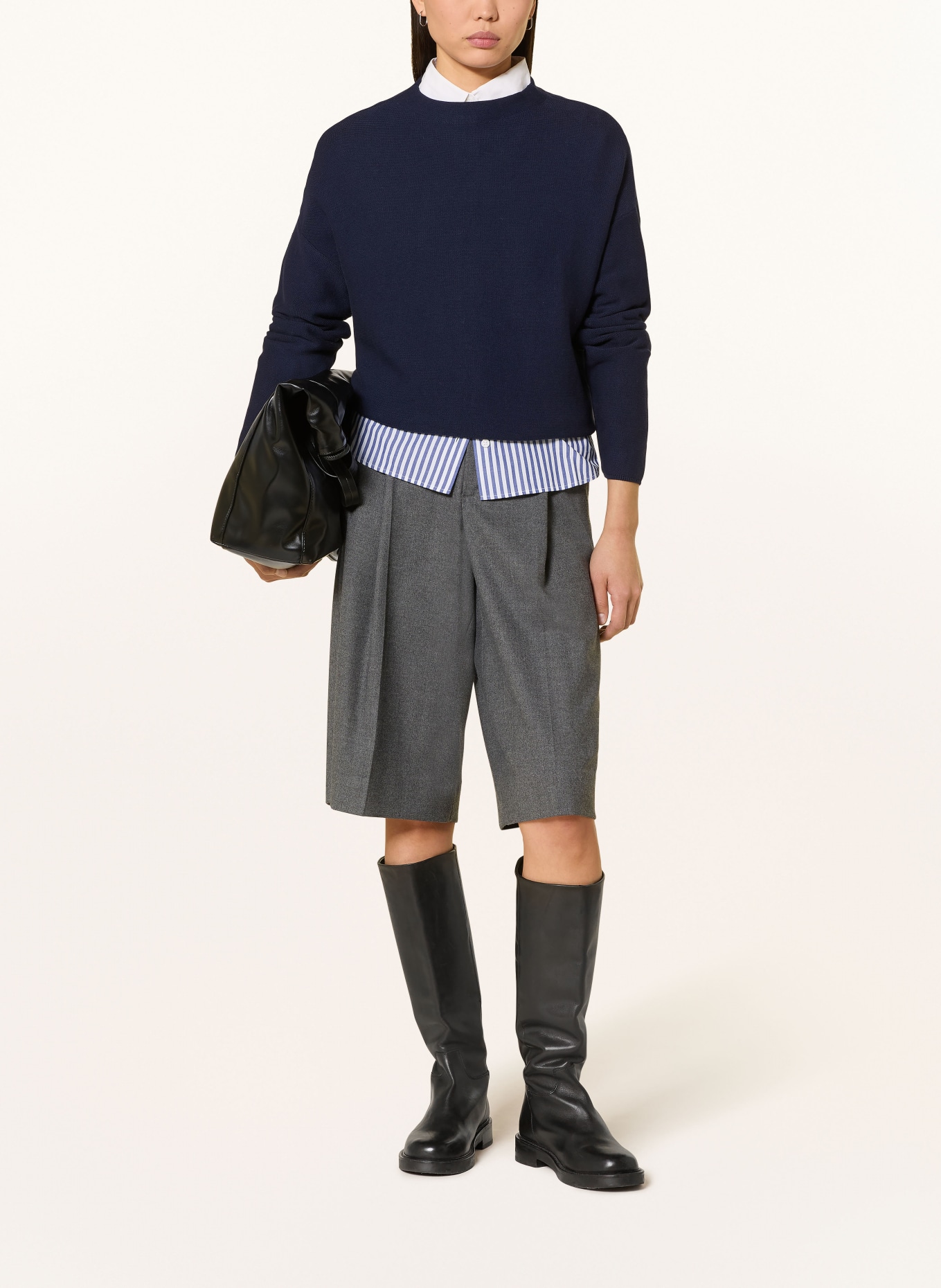 ARMEDANGELS Pullover MERINAA: DUNKELBLAU