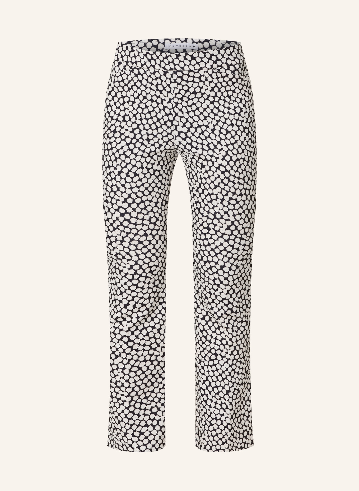 MAC DAYDREAM Pantalon 7/8: NOIR / CRÈME / BLANC