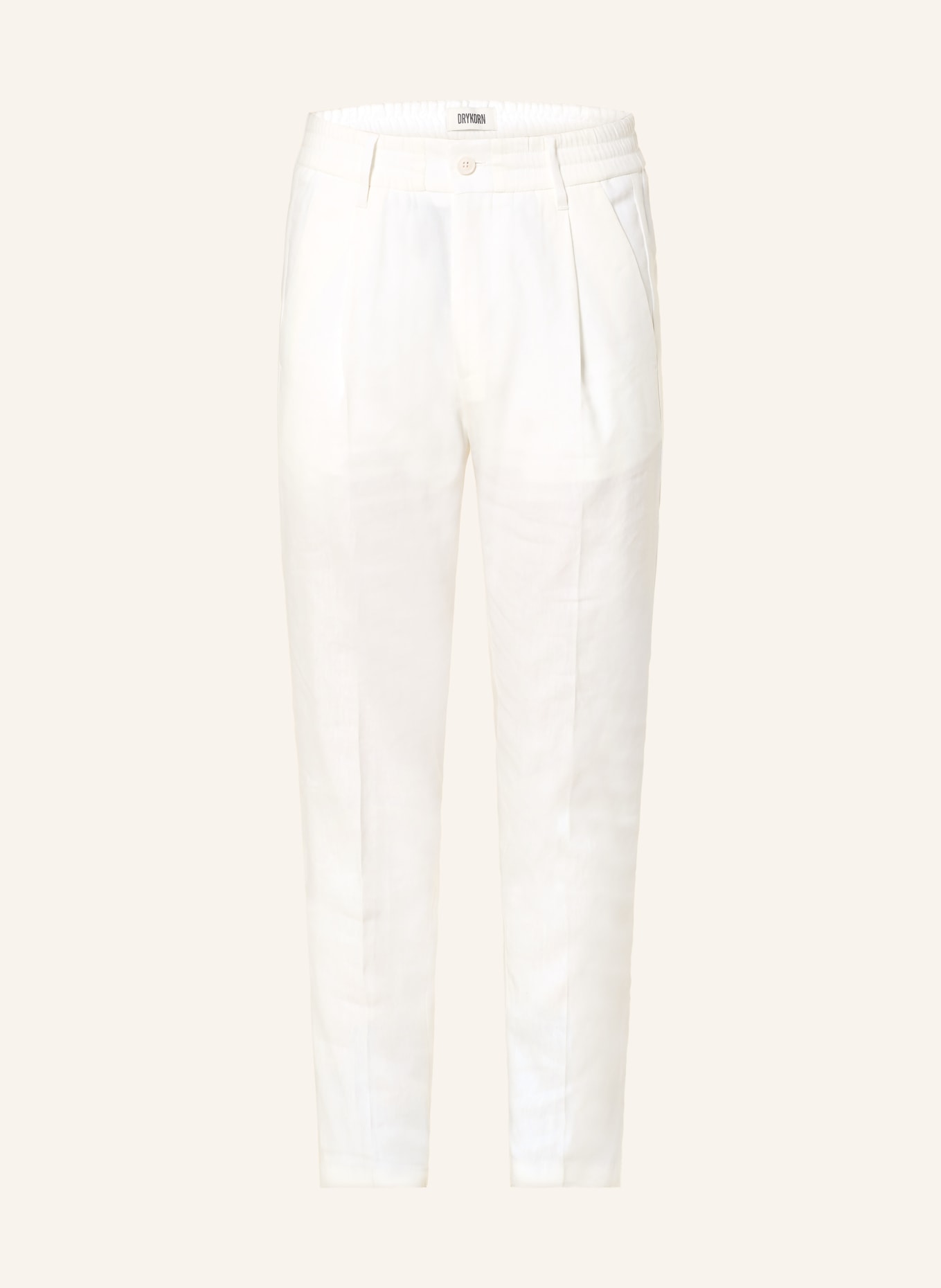 DRYKORN Anzughose CHASY Extra Slim Fit mit Leinen: 1930 ecru