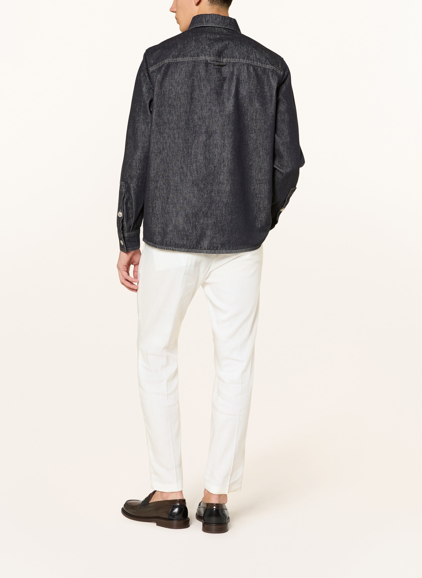 DRYKORN Anzughose CHASY Extra Slim Fit mit Leinen: 1930 ecru