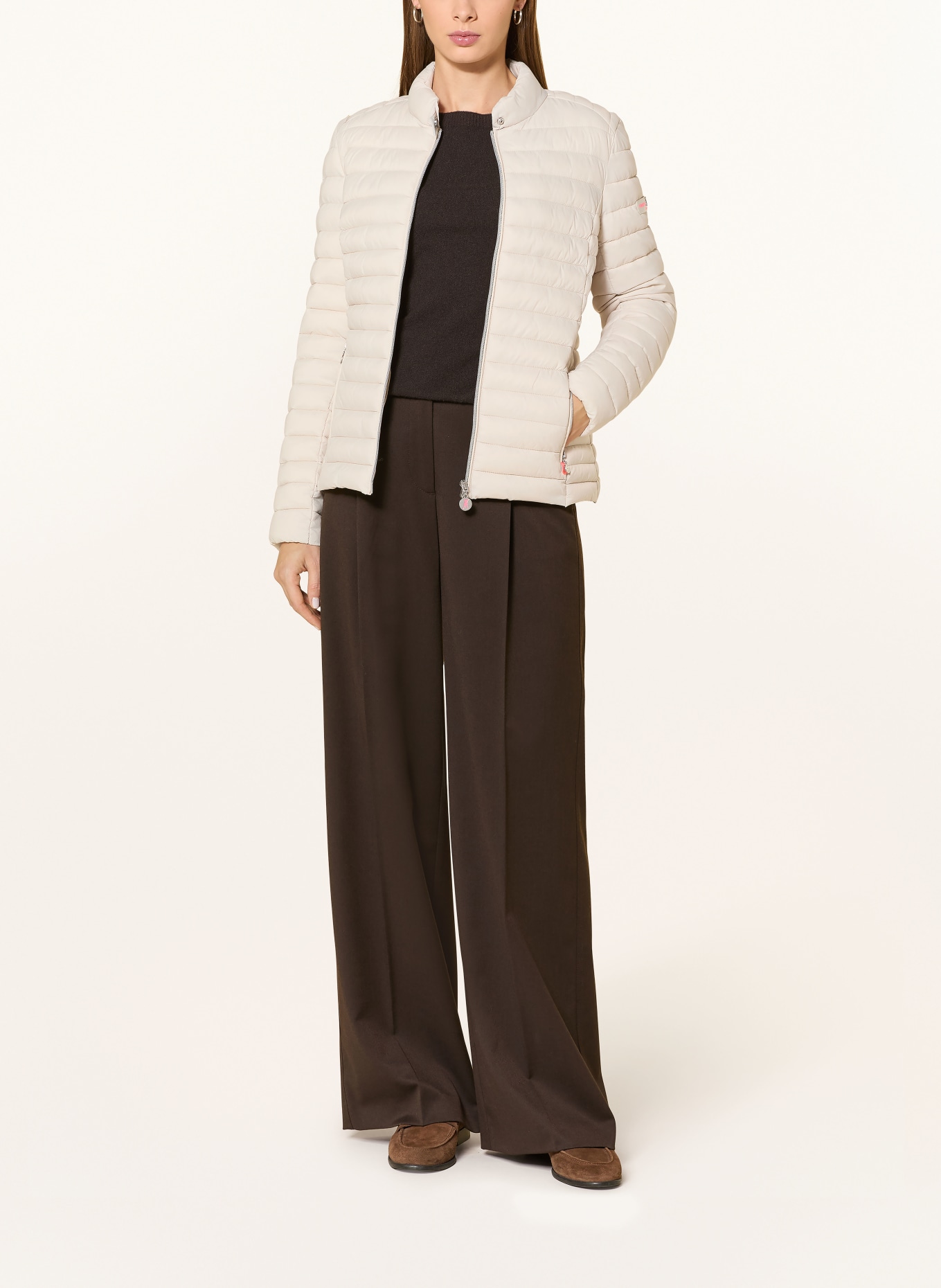 FRIEDA & FREDDIES JUDY quilted jacket: LIGHT BROWN