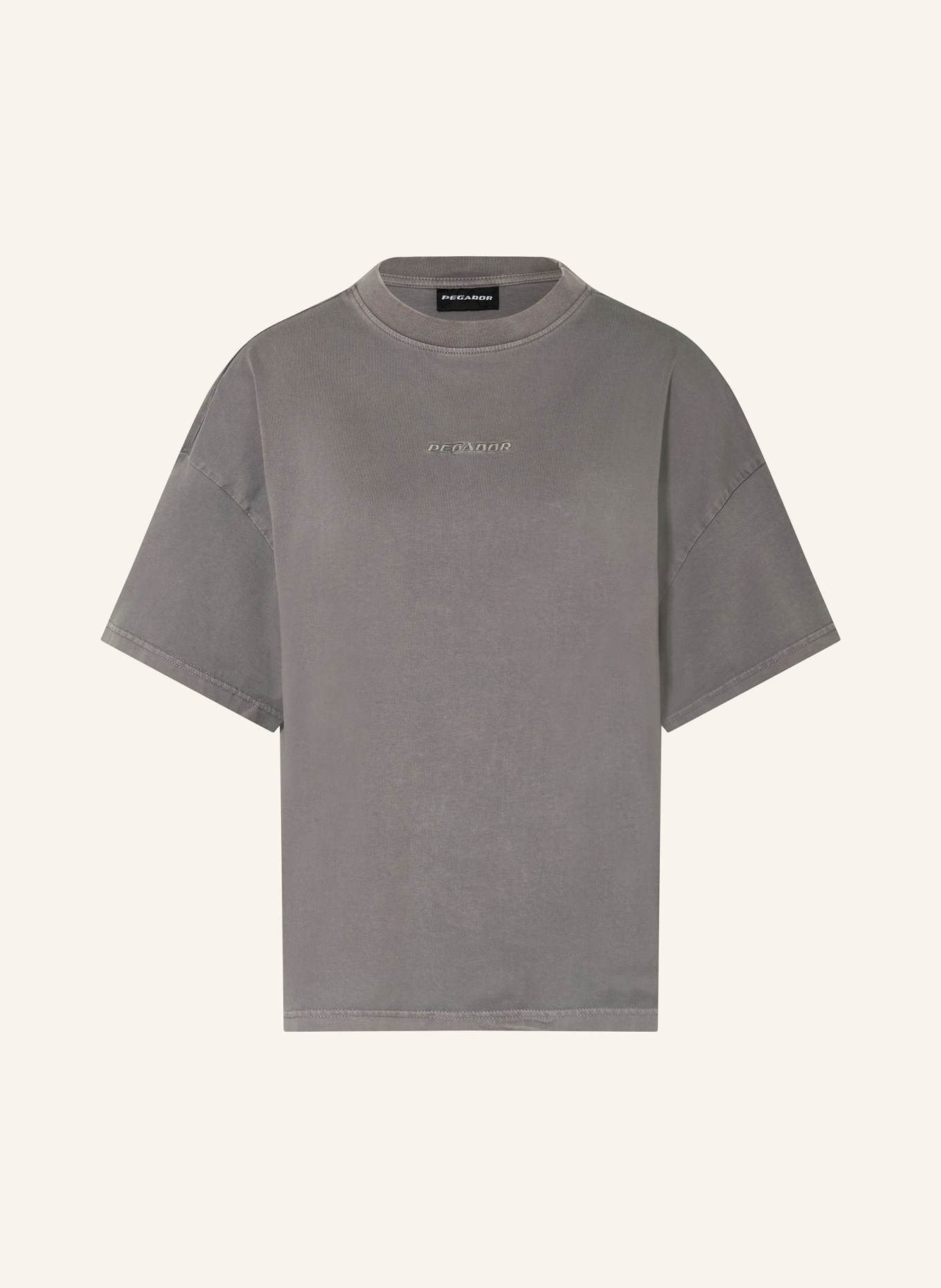 PEGADOR Oversized-Shirt BRACY: DUNKELGRAU