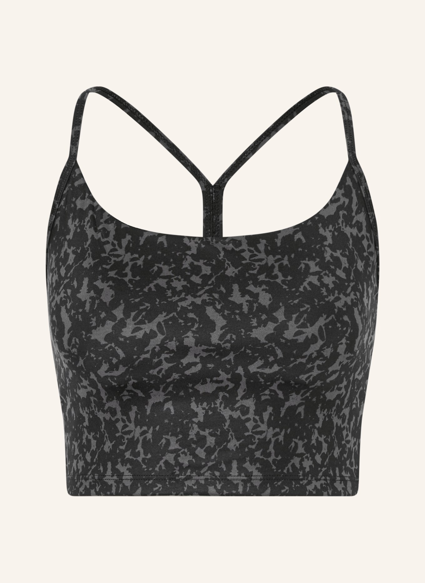 VARLEY HALREY sports bra: DARK GRAY / BLACK