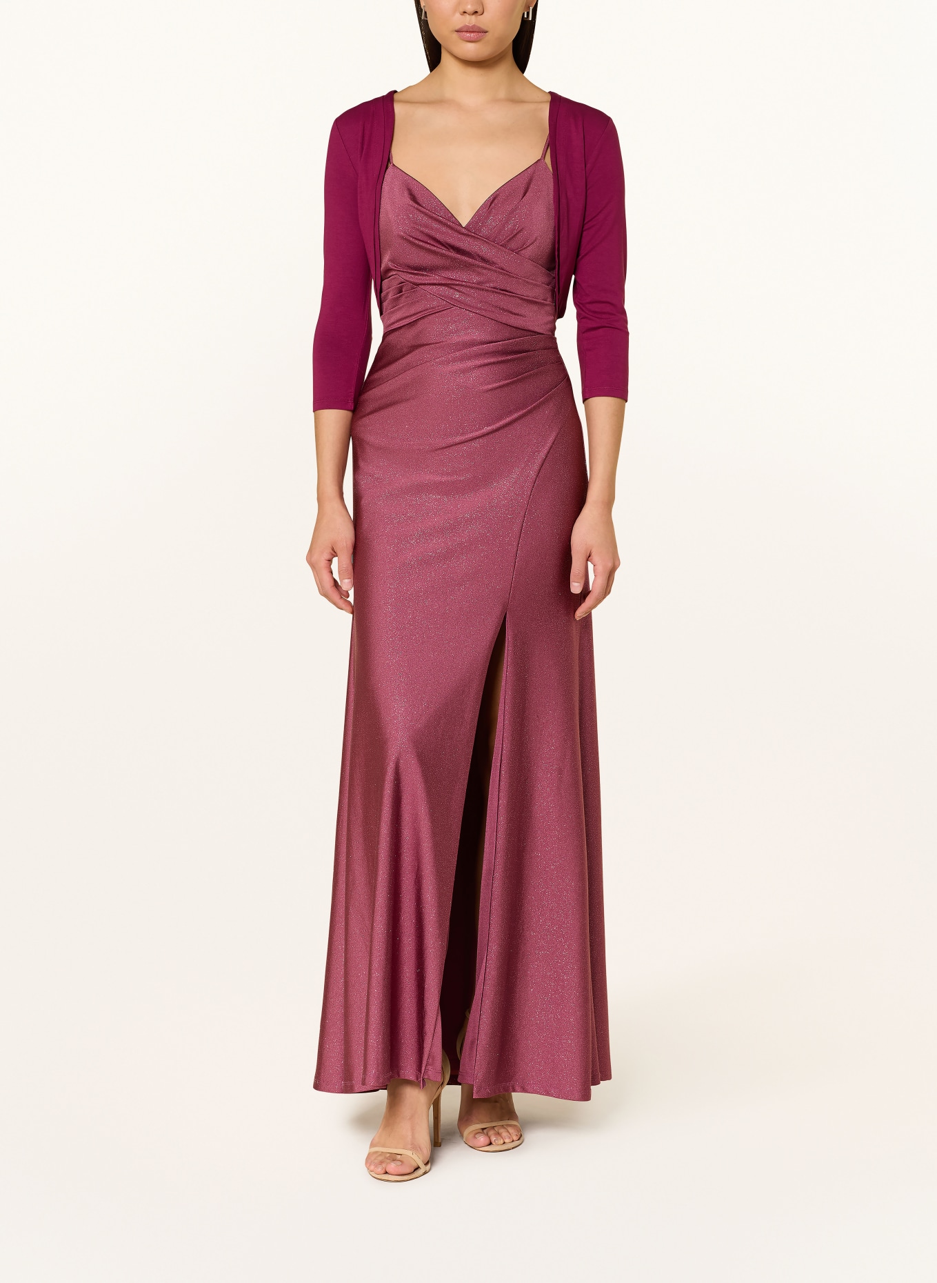 Suddenly Princess Bolero met 3/4-mouwen: DONKERROOD