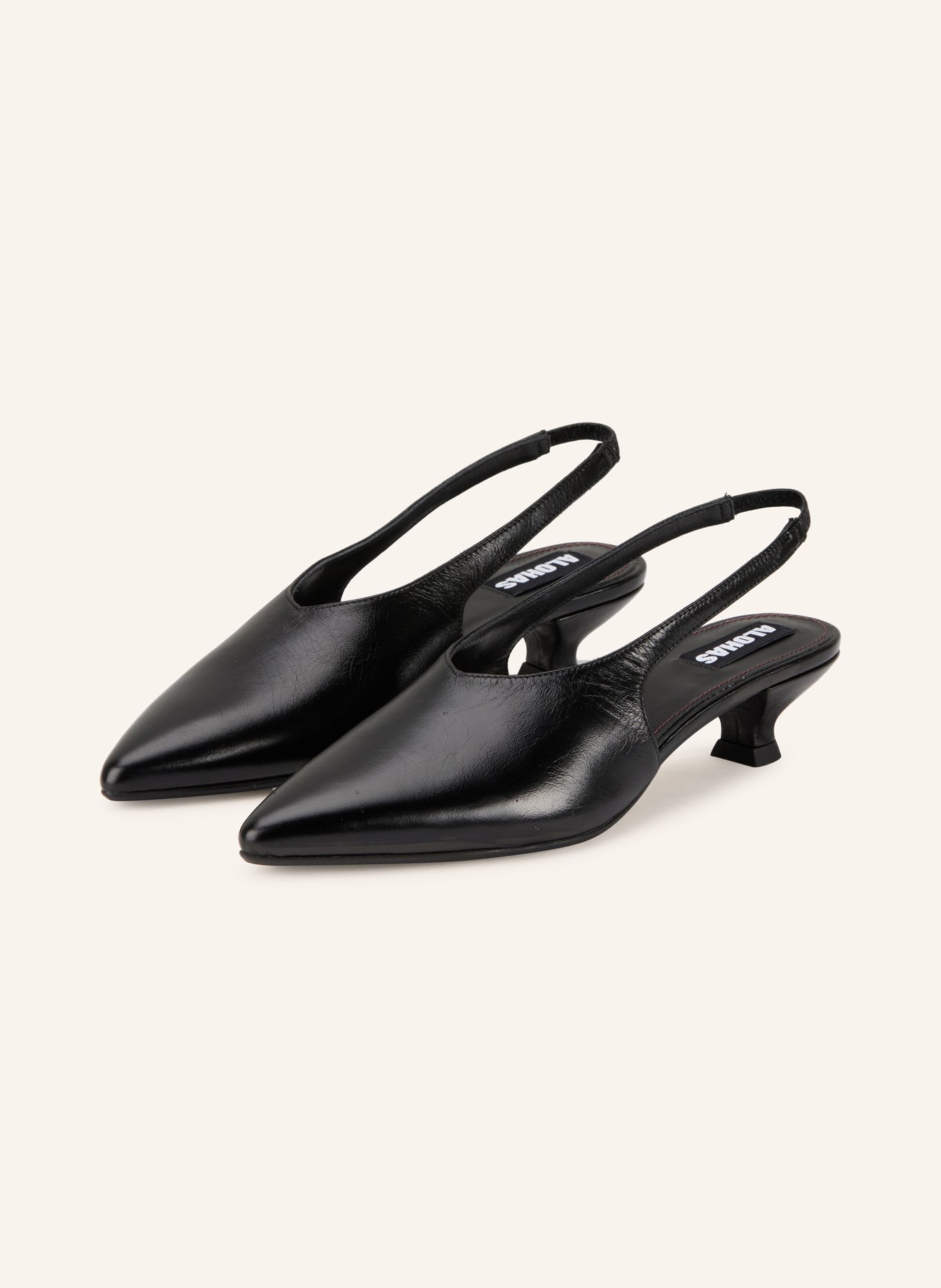 ALOHAS Slingpumps EROS: CZARNY