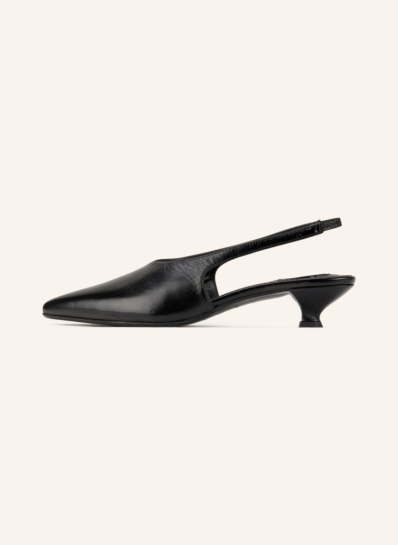 ALOHAS Slingpumps EROS: CZARNY