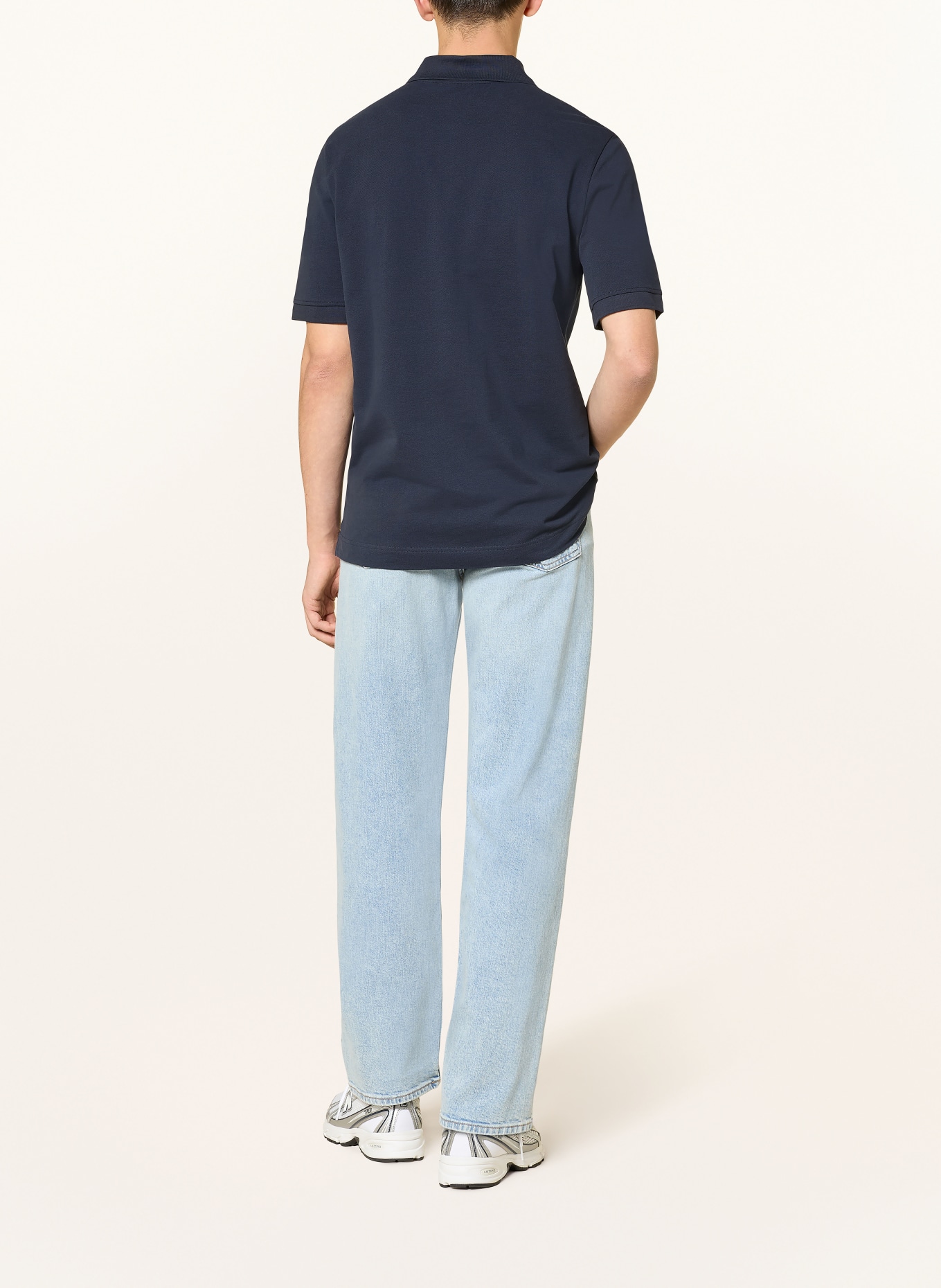 ARMEDANGELS Piqué-Poloshirt MAARIO: DUNKELBLAU