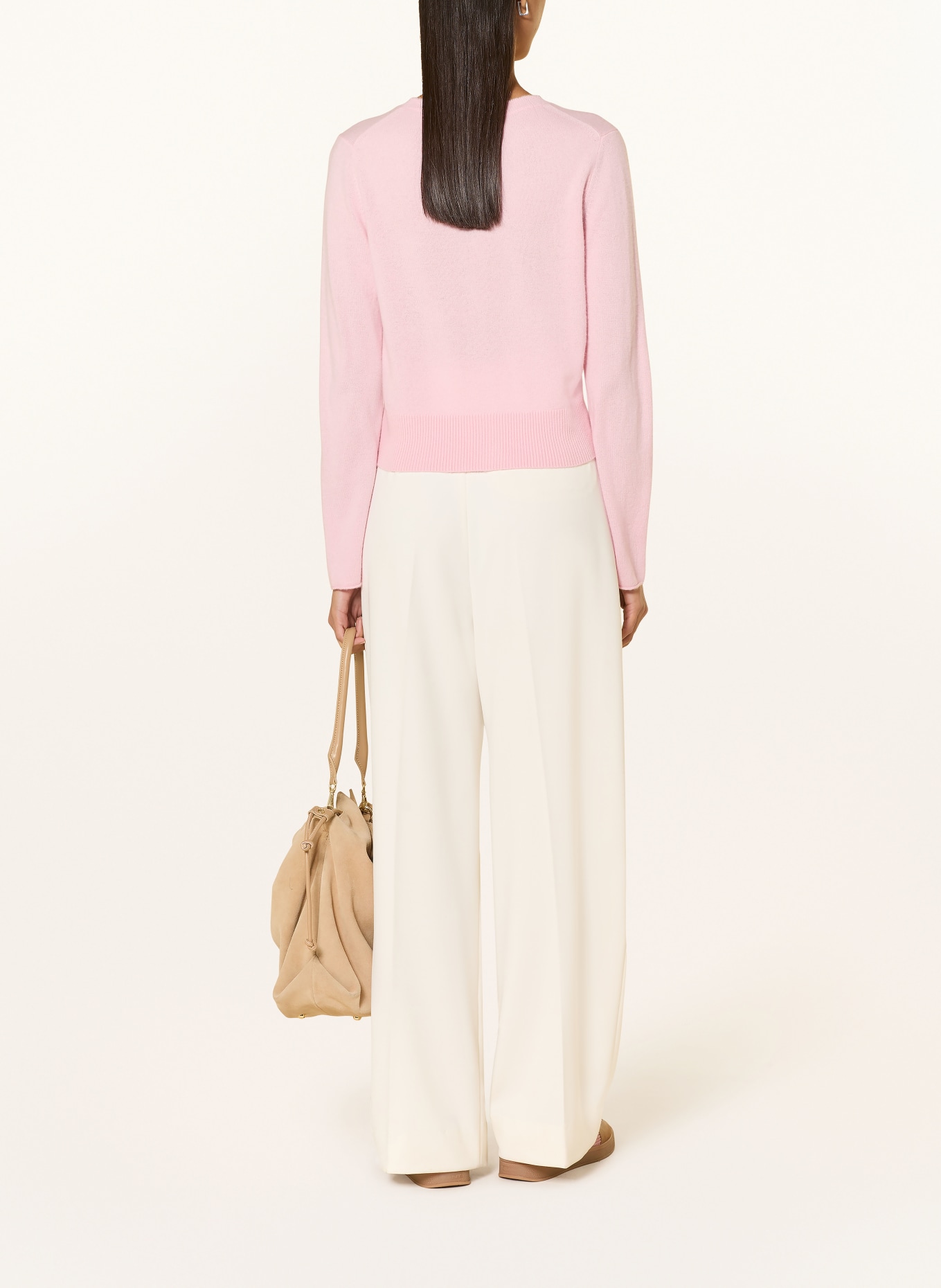 REPEAT Cashmere cardigan: PINK