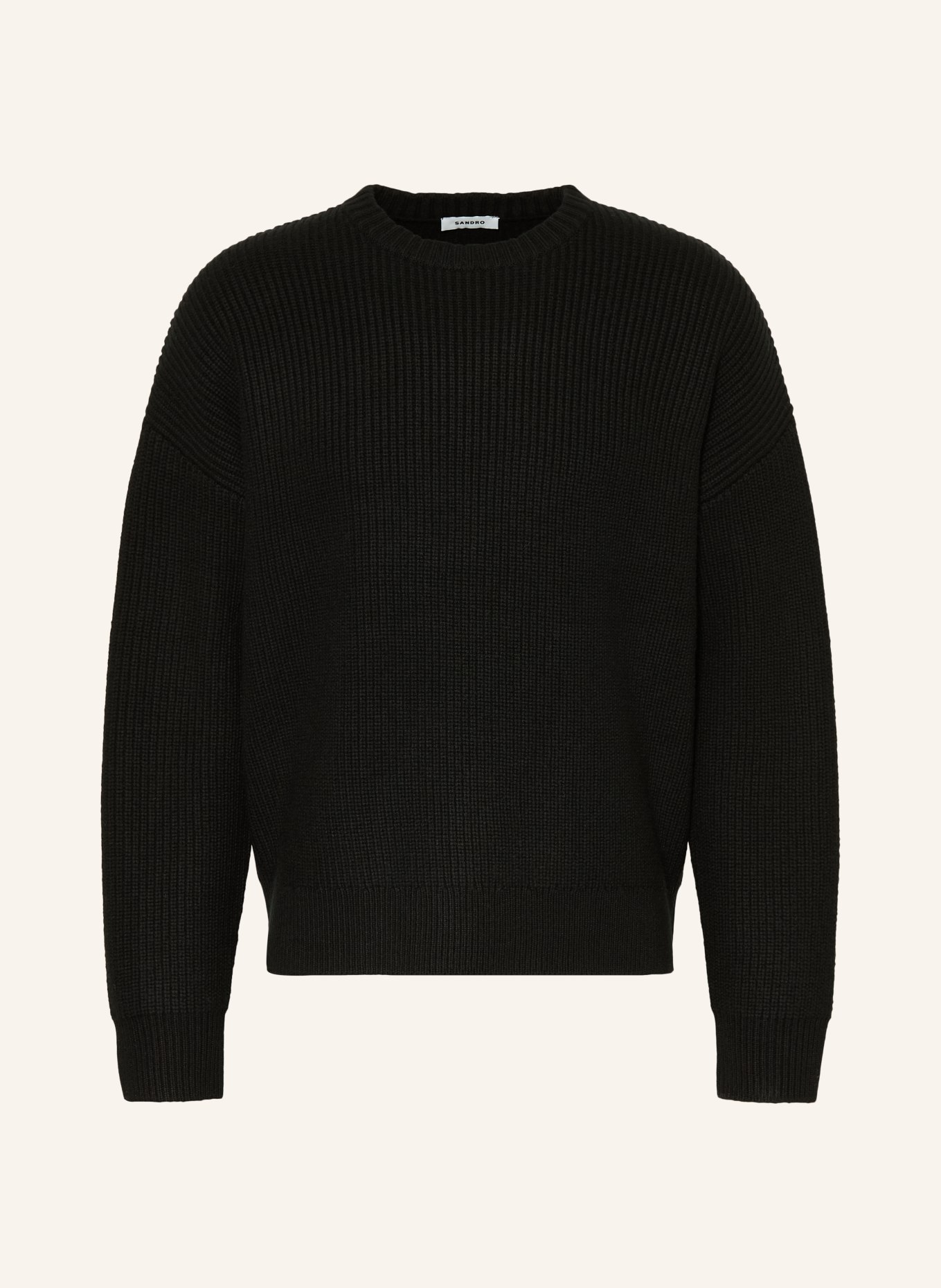SANDRO Pullover: SCHWARZ