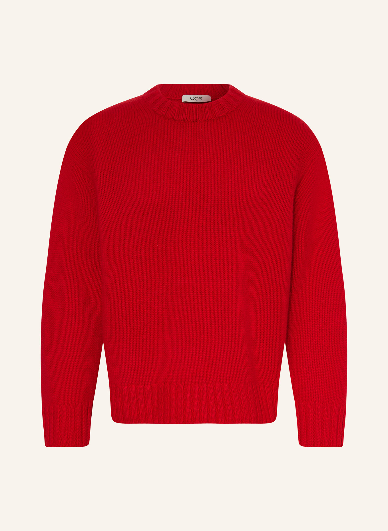 COS Cashmere-Pullover: ROT