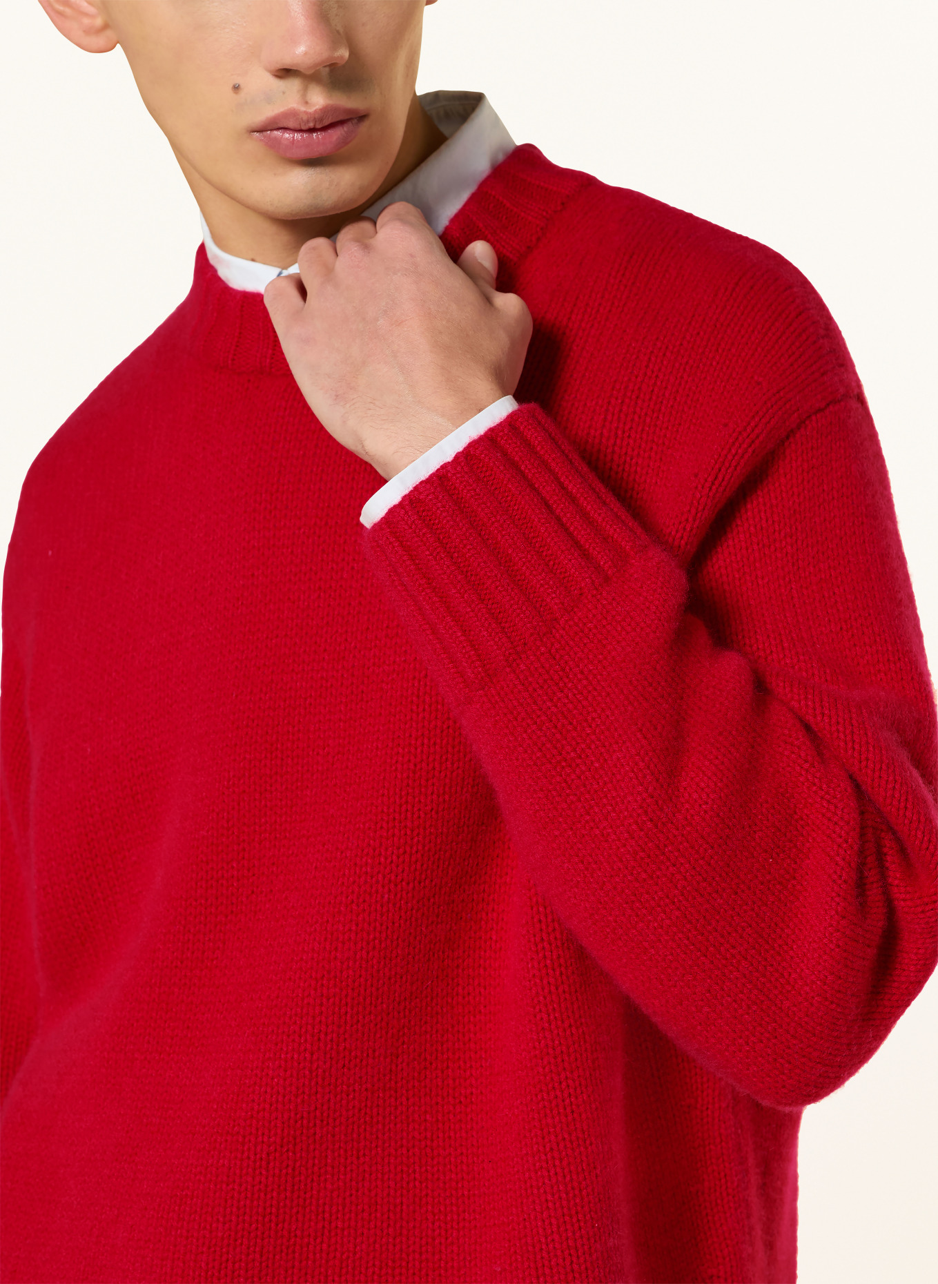 COS Cashmere-Pullover: ROT