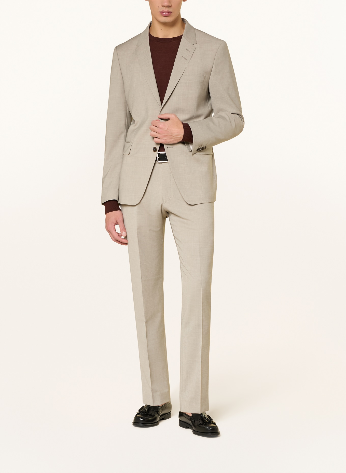 TIGER OF SWEDEN JAMIE extra slim fit suit jacket: 12T SAND