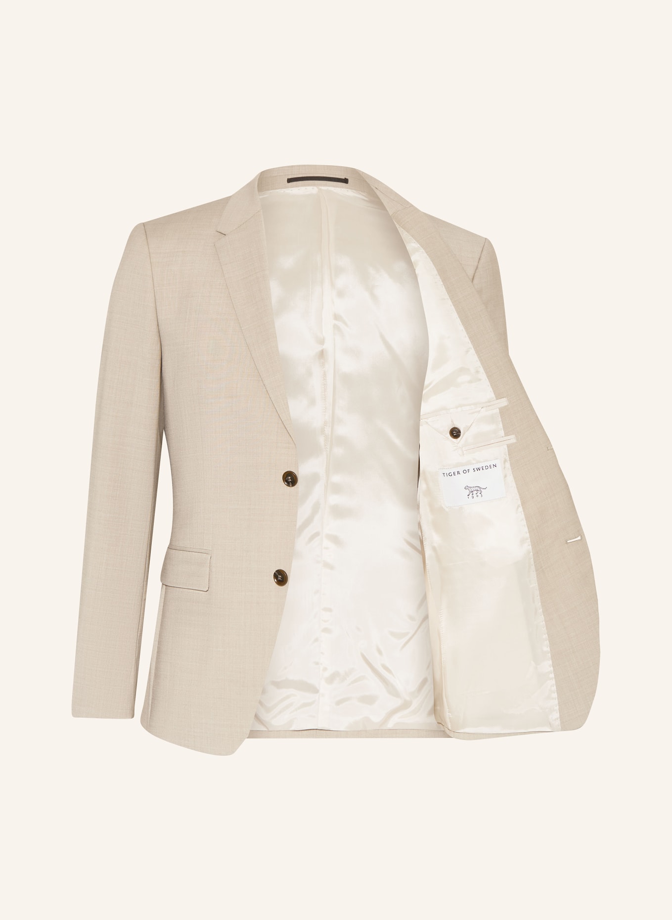 TIGER OF SWEDEN JAMIE extra slim fit suit jacket: 12T SAND