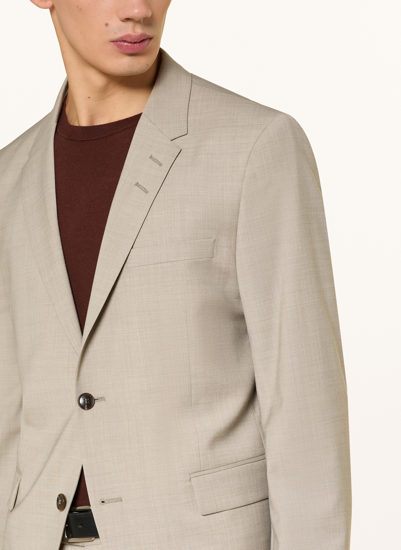 TIGER OF SWEDEN JAMIE extra slim fit suit jacket: 12T SAND