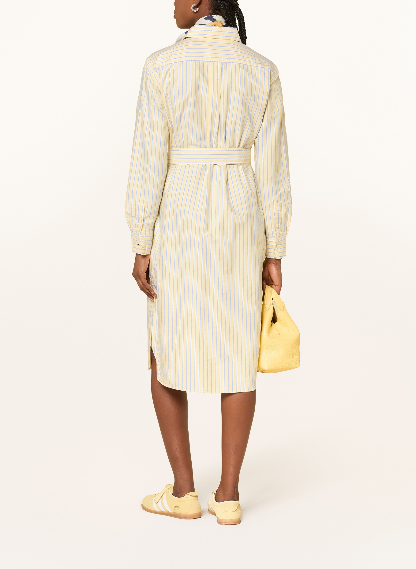 POLO RALPH LAUREN Sukienka koszulowa: JASNOŻÓŁTY / JASNONIEBIESKI